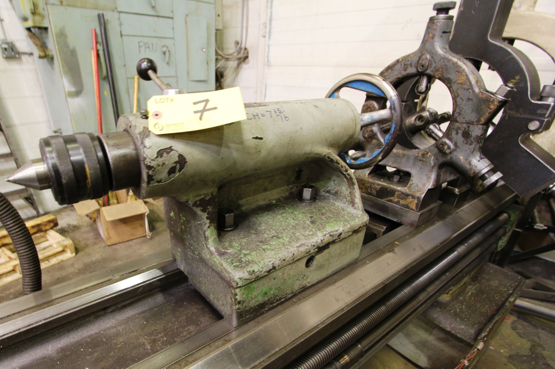 SIRCO PA-24 Engine Lathe, 24” x 144”, 3.5” Spindle Bore, Tailstock, (3) Steady Rests, 4-Jaw Chuck, - Image 5 of 8