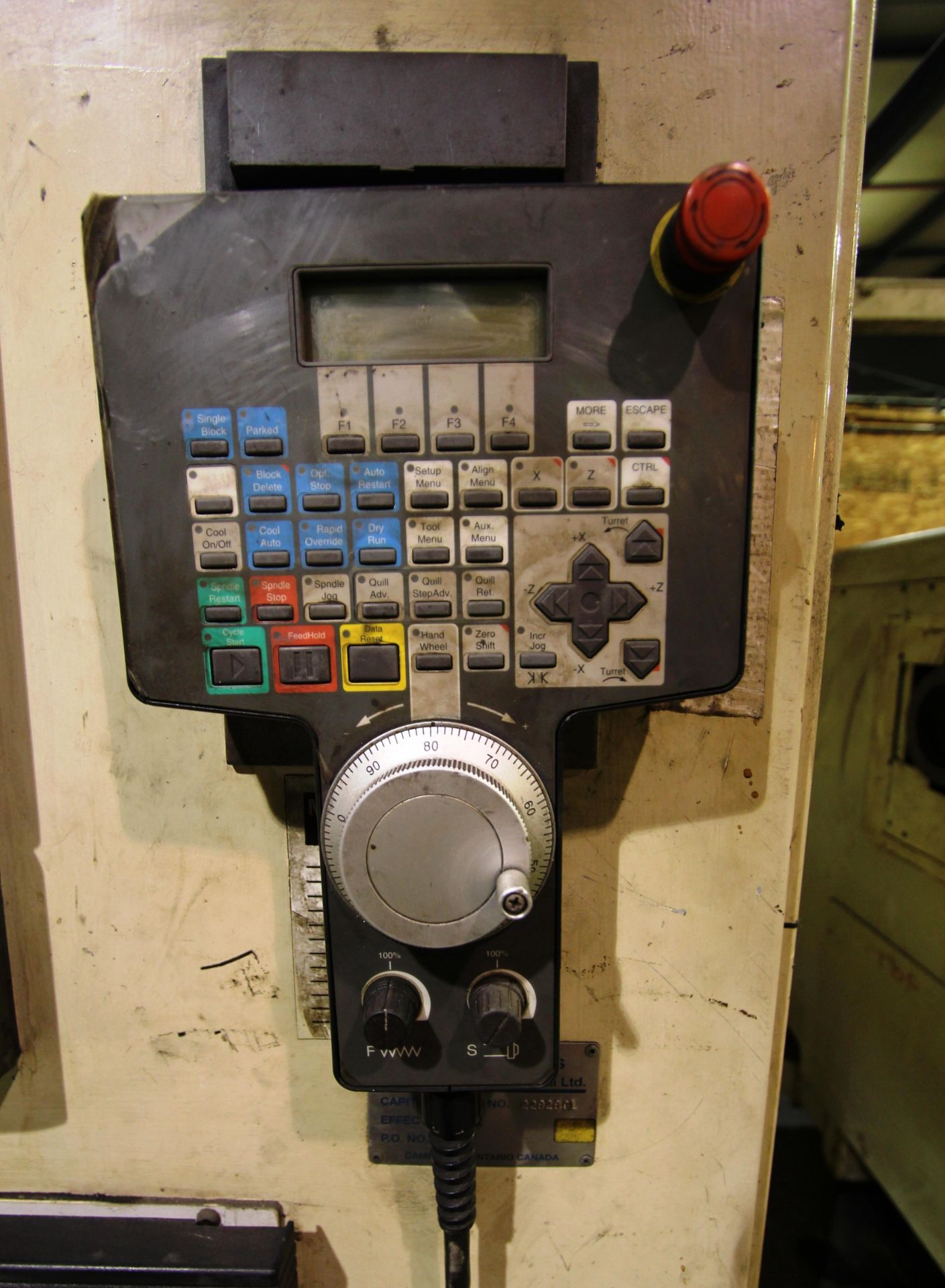 AMERICAN UNITURN 3220WX144 CNC Lathe, Siemens Control (Retrofit 2002), 24VDC Control Bolt, 3/60/ - Image 27 of 35