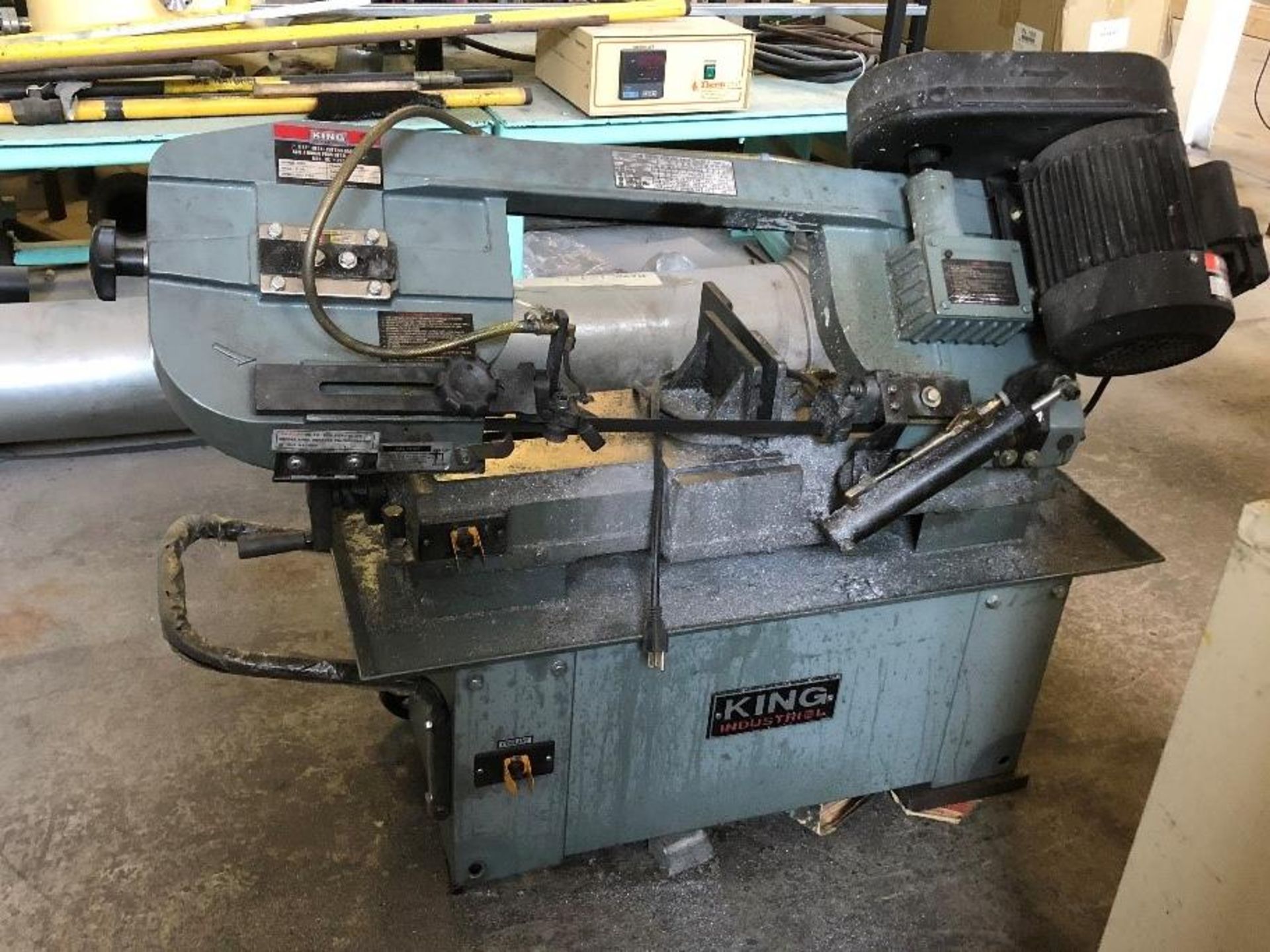 2015 KING 7" X 12" METAL CUTTING BANDSAW, 1 HP MOTOR, AUTOMATIC SHUT-OFF, CAN BE USED VERTICALLY &