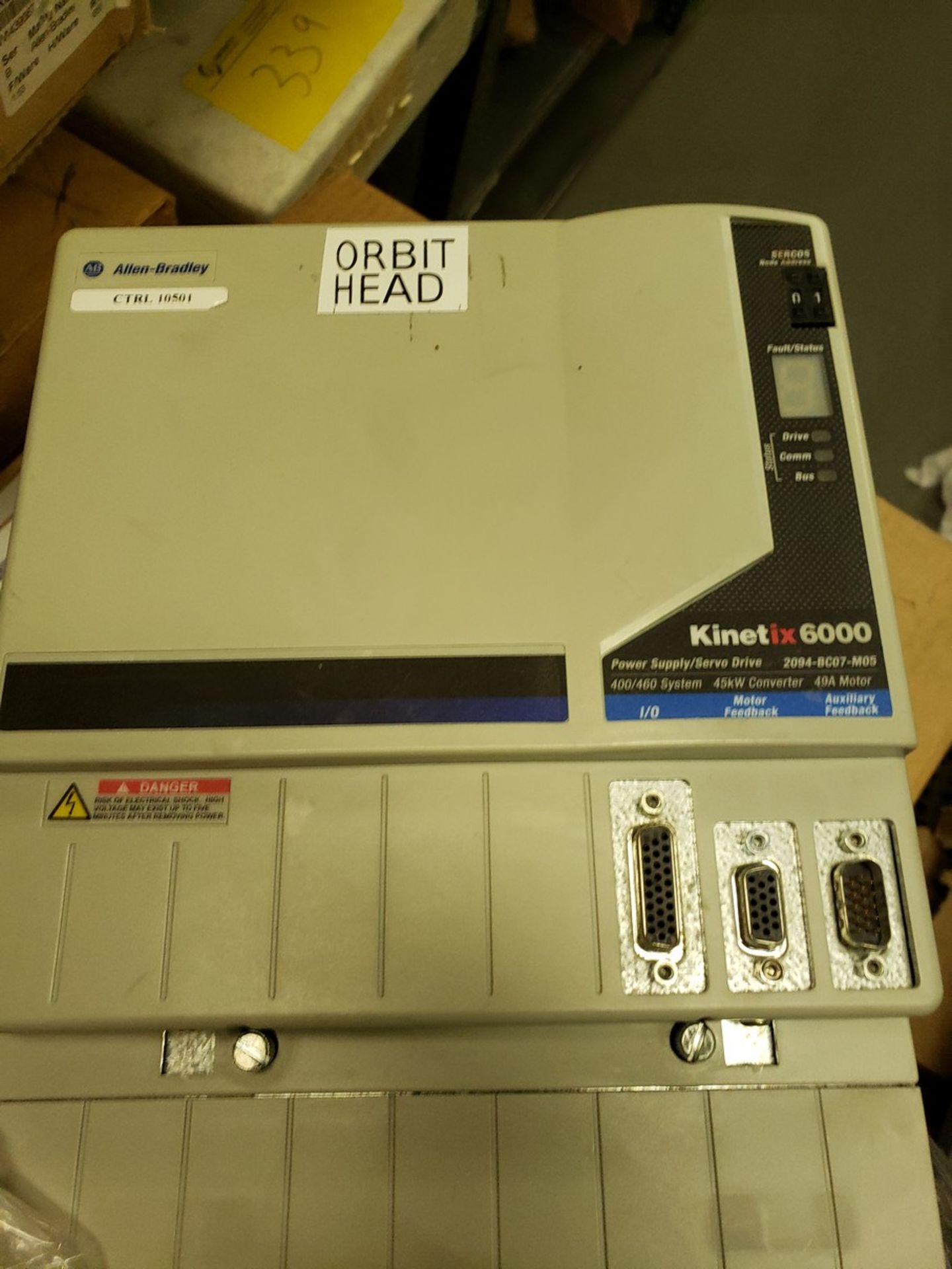 ALLEN BRADLEY, KINETIX 6000 POWER SUPPLY/SERVO DRIVE, 2094-BC07-M05 (STORE ROOM 050604)