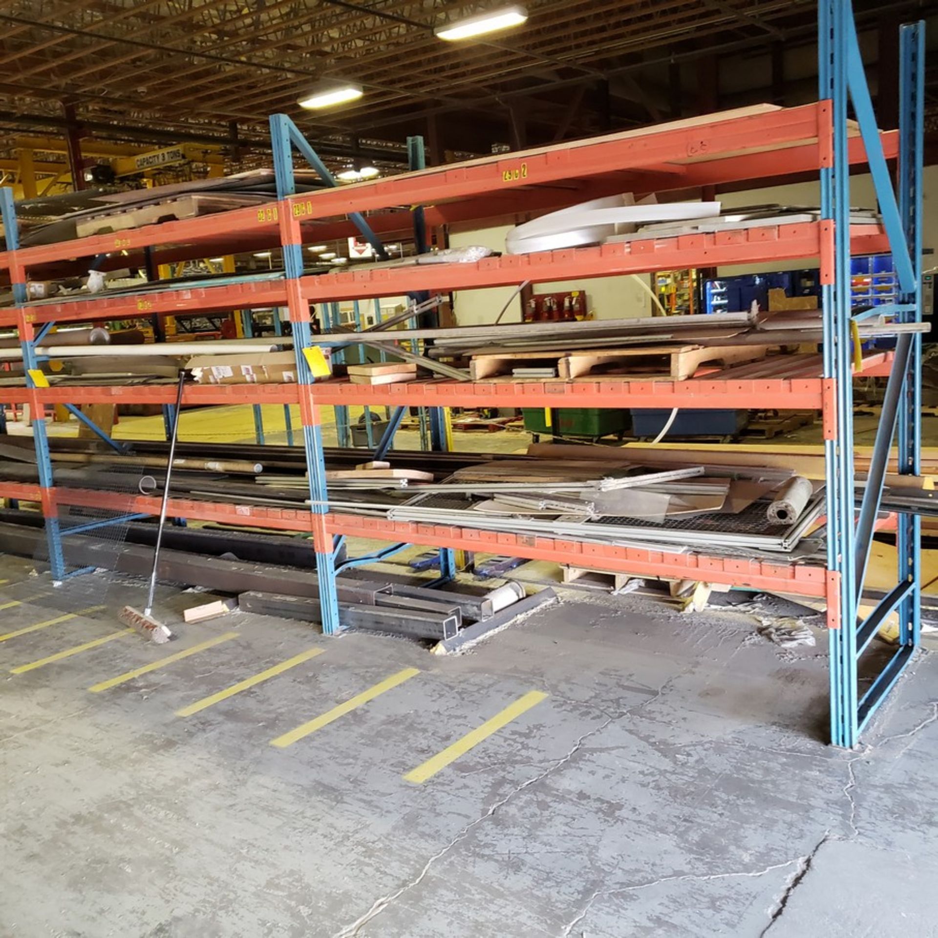 PALLET RACKING AND SUPPORTS, 5 SUPPORTS AT 26' 2 AT 17' AND 8 AT 106" TALL, ALL ARE 44" WIDE - Image 5 of 7