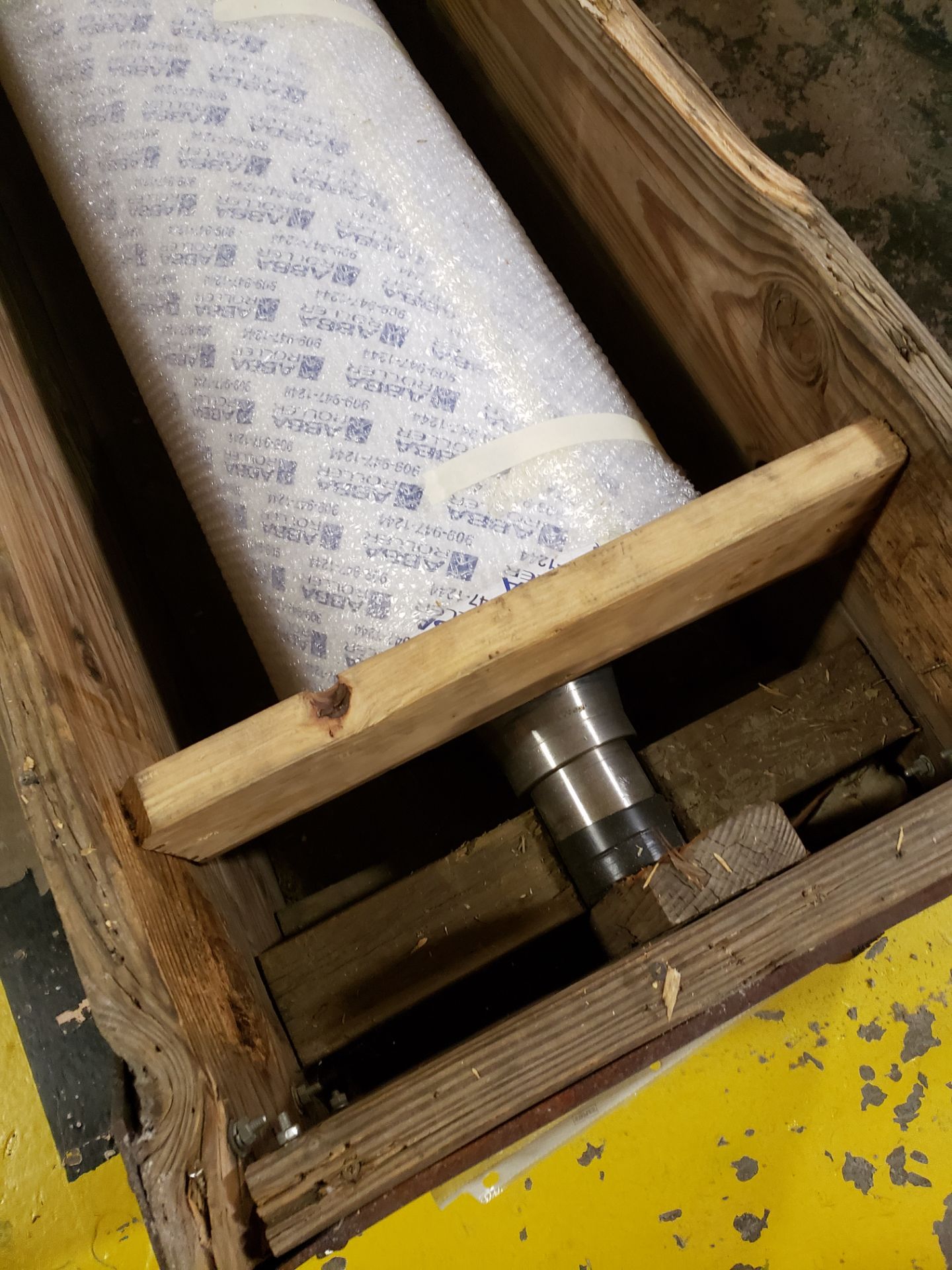 SPARE RUBBER EMBOSSING ROLLS FOR PERINI DERL EMBOSSER 2 ROLL IDENTICAL, 13.937 FINISHED OD X 74. - Image 2 of 4