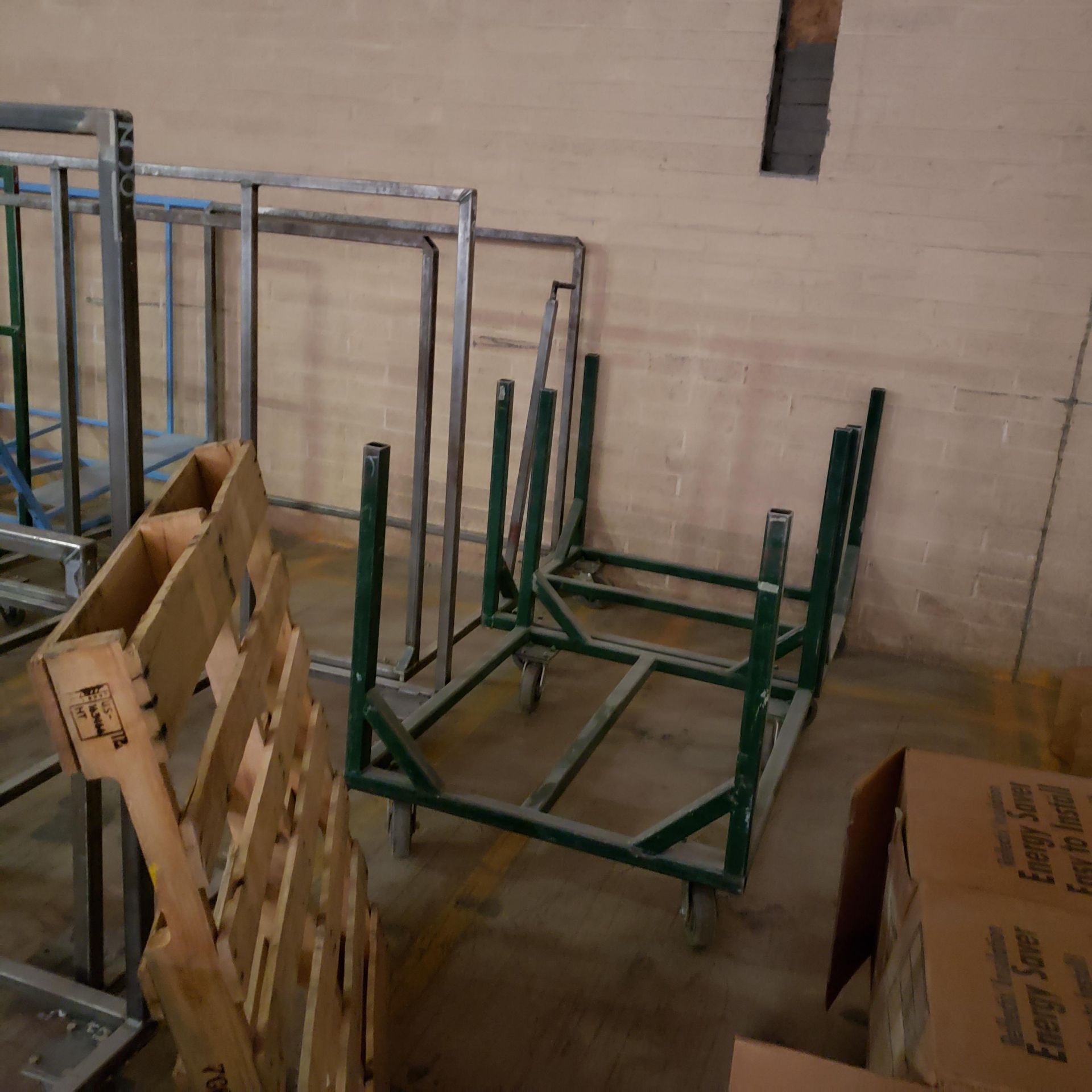 CORE CARTS, ALL WITH CASTERS, DIFFERENT SIZES 34 TOTAL CARTS (WAREHOUSE STORAGE0 - Image 7 of 7