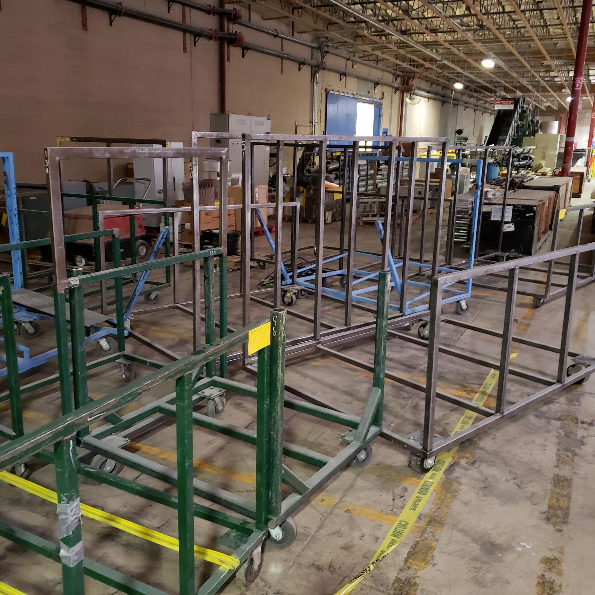 CORE CARTS, ALL WITH CASTERS, DIFFERENT SIZES 34 TOTAL CARTS (WAREHOUSE STORAGE0 - Image 3 of 7
