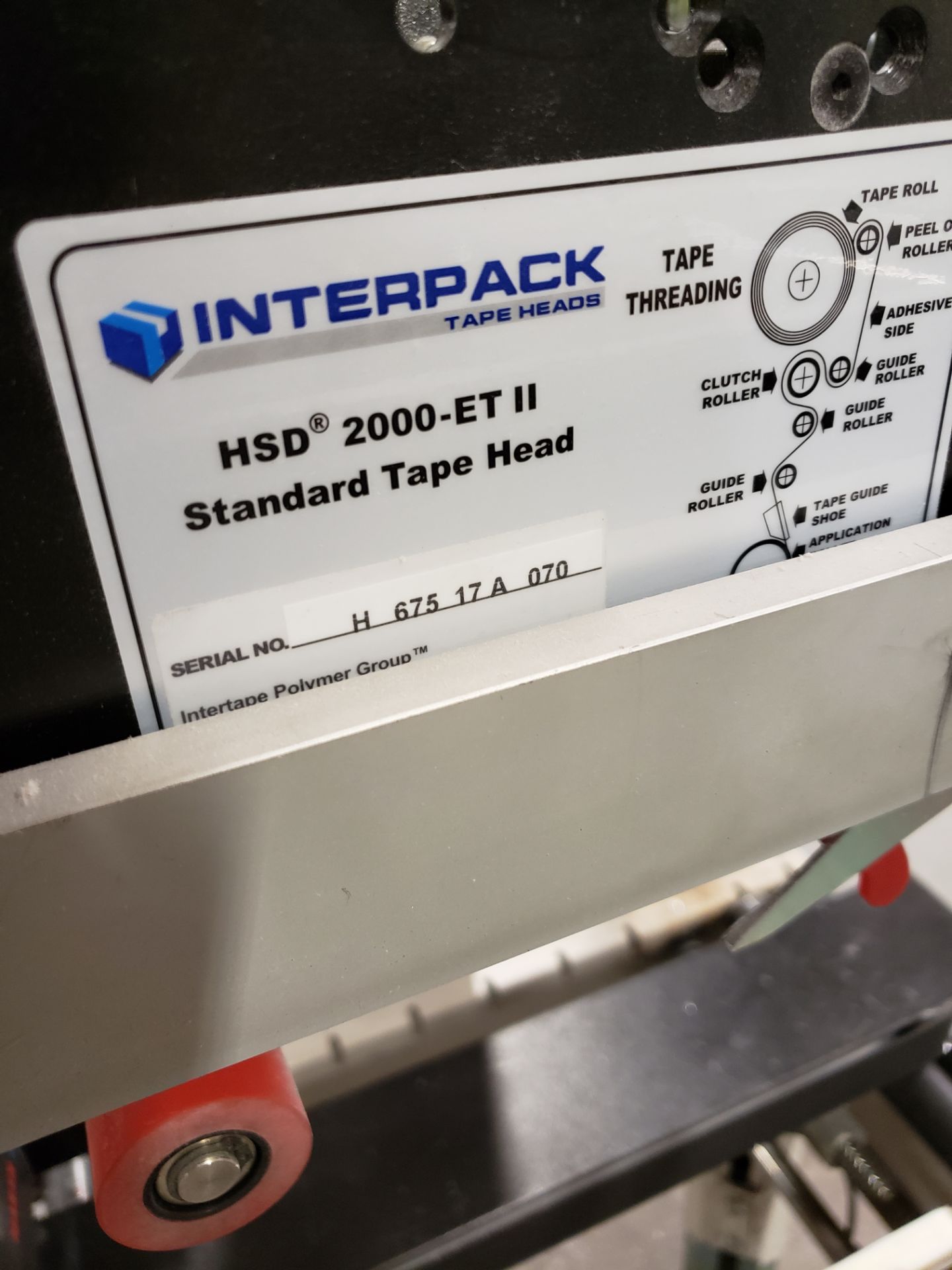 INTERPACK CARTON Case Sealer, 3" WIDE TAPE HEADS, WITH MARSH UNICORN PRINTER (H1 STACKING AREA) - Image 5 of 6