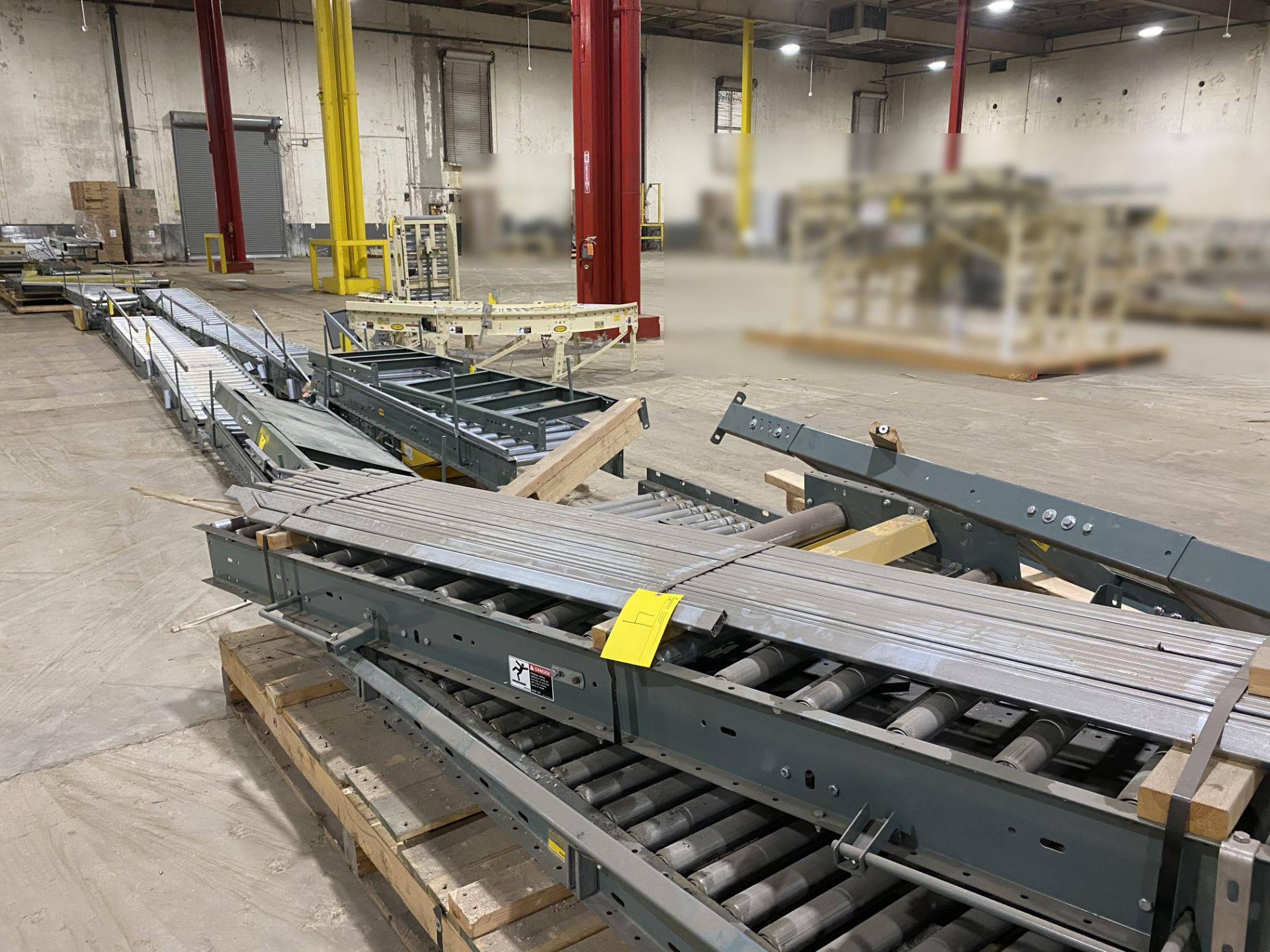 Assorted HYTROL box conveyors with electrical box. (P3) - Image 10 of 11