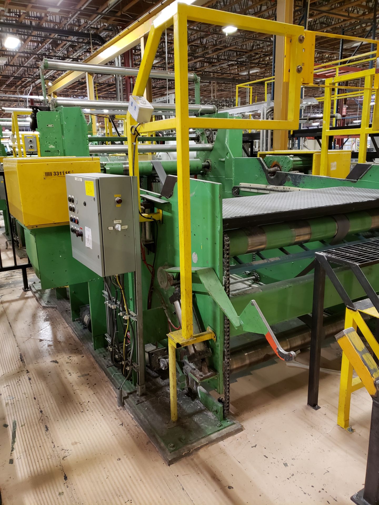 PCMC Backstands, s/n 59266, Max Parent Roll Width: 82”, Max Parent Roll Diameter: 100”,