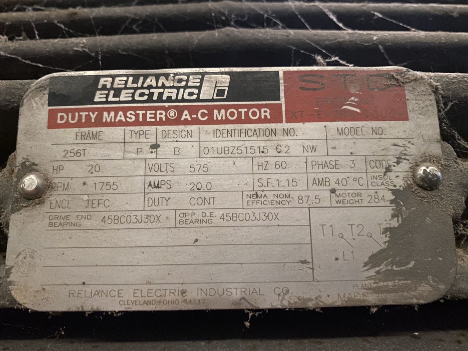 DURCO GRAY PUMPS WITH MOTOR (#2) S/N 397408 WR 12-93. (SUBJECT TO BULK BID LOT 100) (BOILER ROOM) - Image 3 of 3