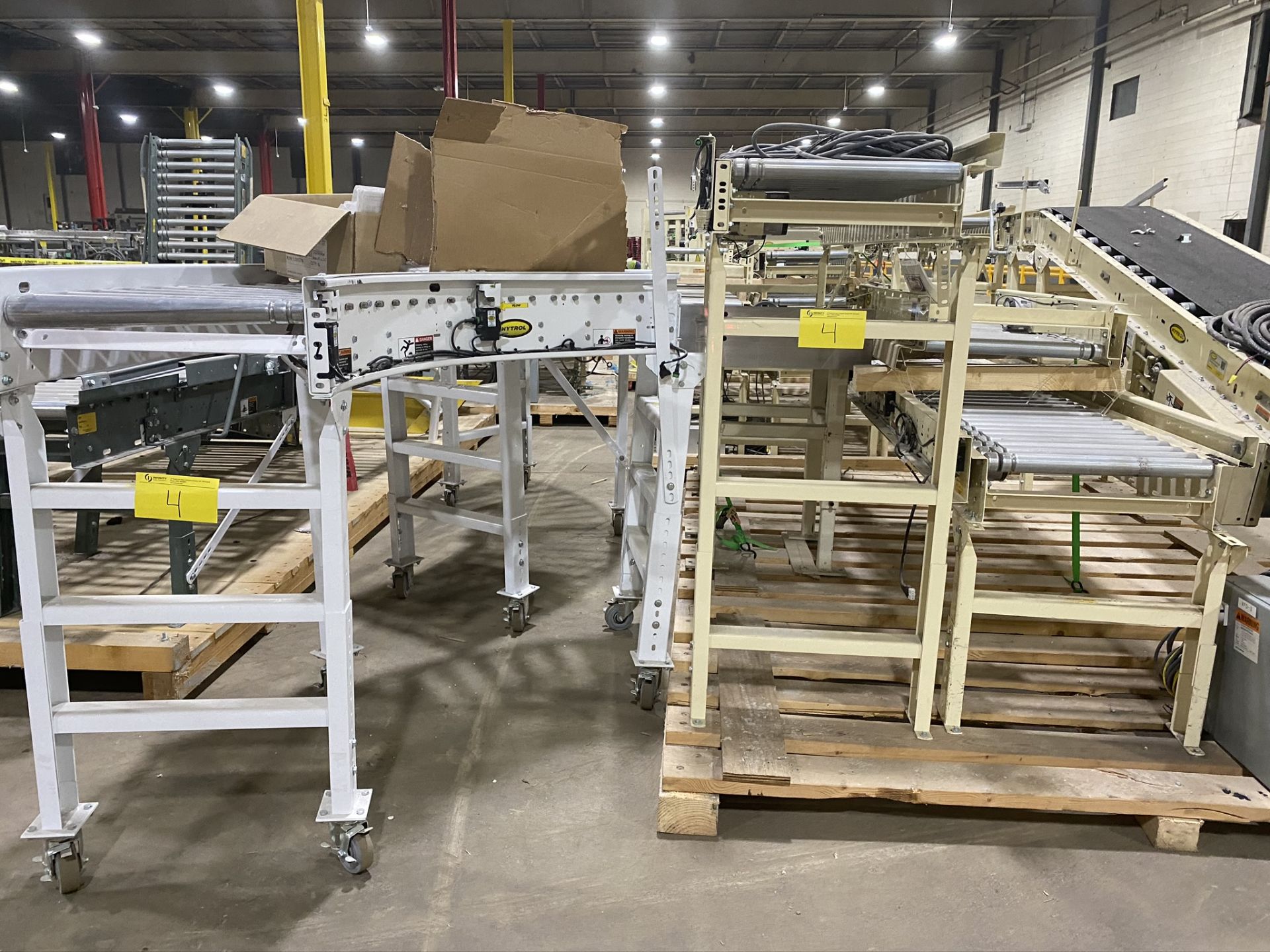 Assorted HYTROL box conveyors with electrical box. (P3) - Image 5 of 11