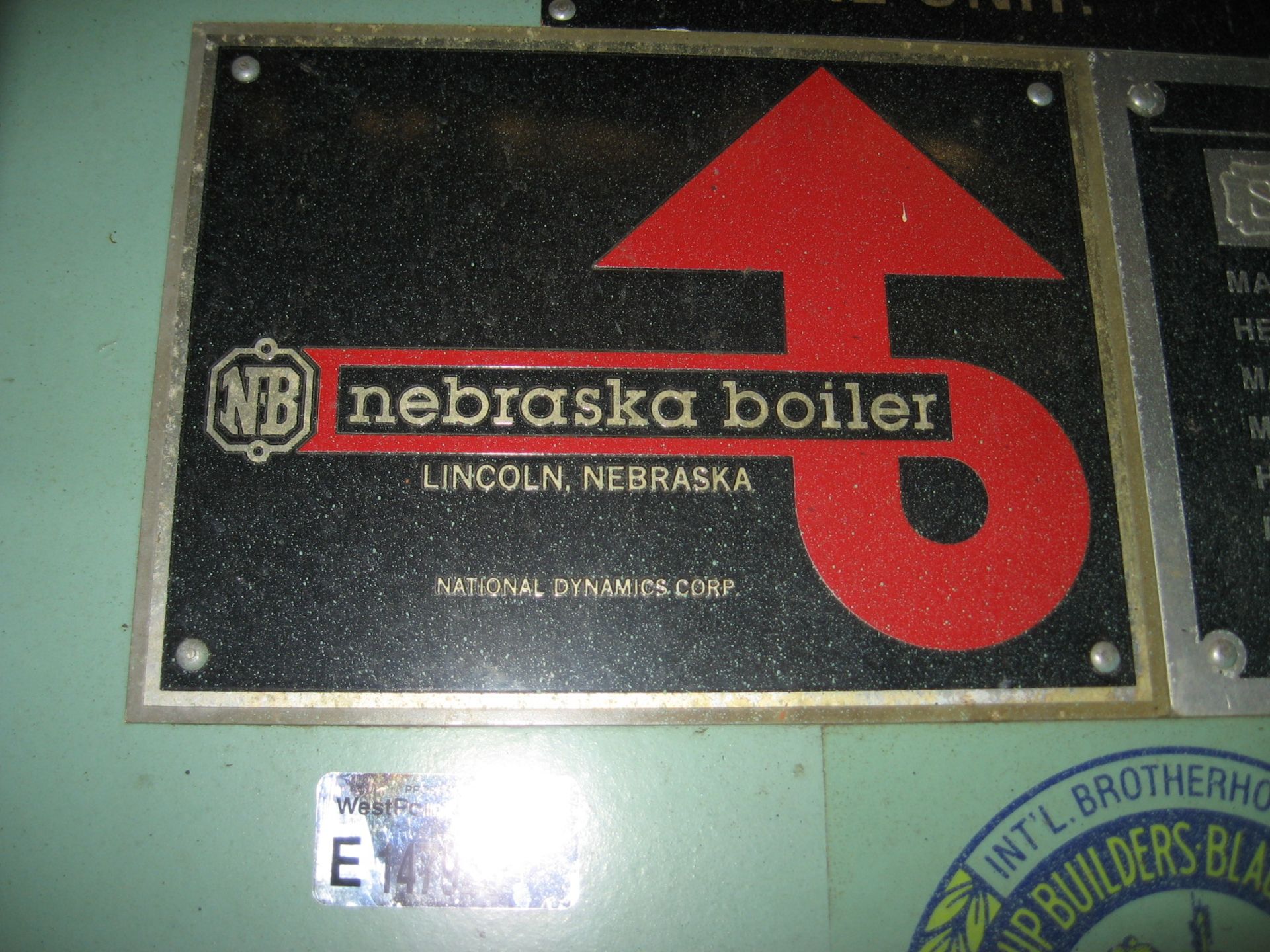 BOILER B3, NEBRASKA BOILER, WATER TUBE, MODEL NS-F-72, CAPACITY 100,000 LB/H, BOILER SQ FT 6474, MAX - Image 8 of 30