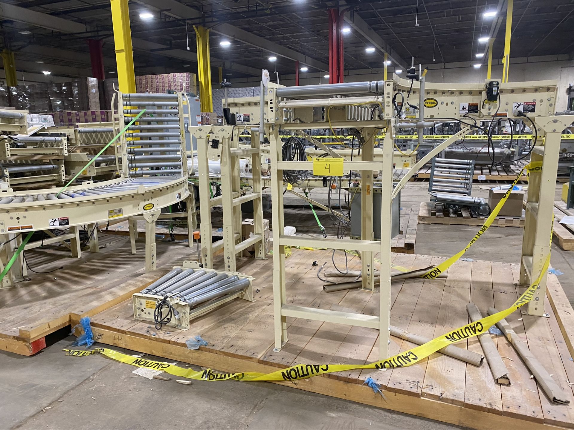 Assorted HYTROL box conveyors with electrical box. (P3) - Image 8 of 11