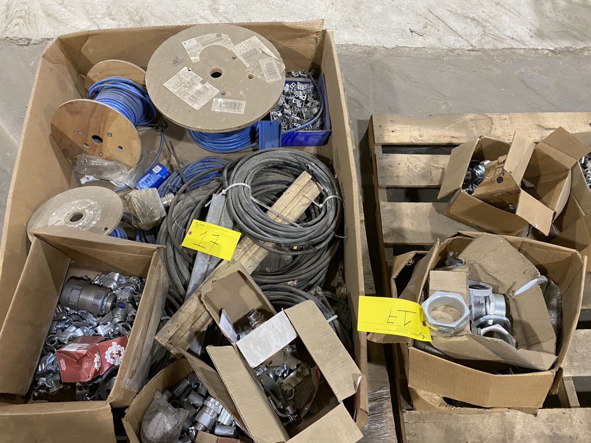 Pallet of miscellaneous electrical. (P3)