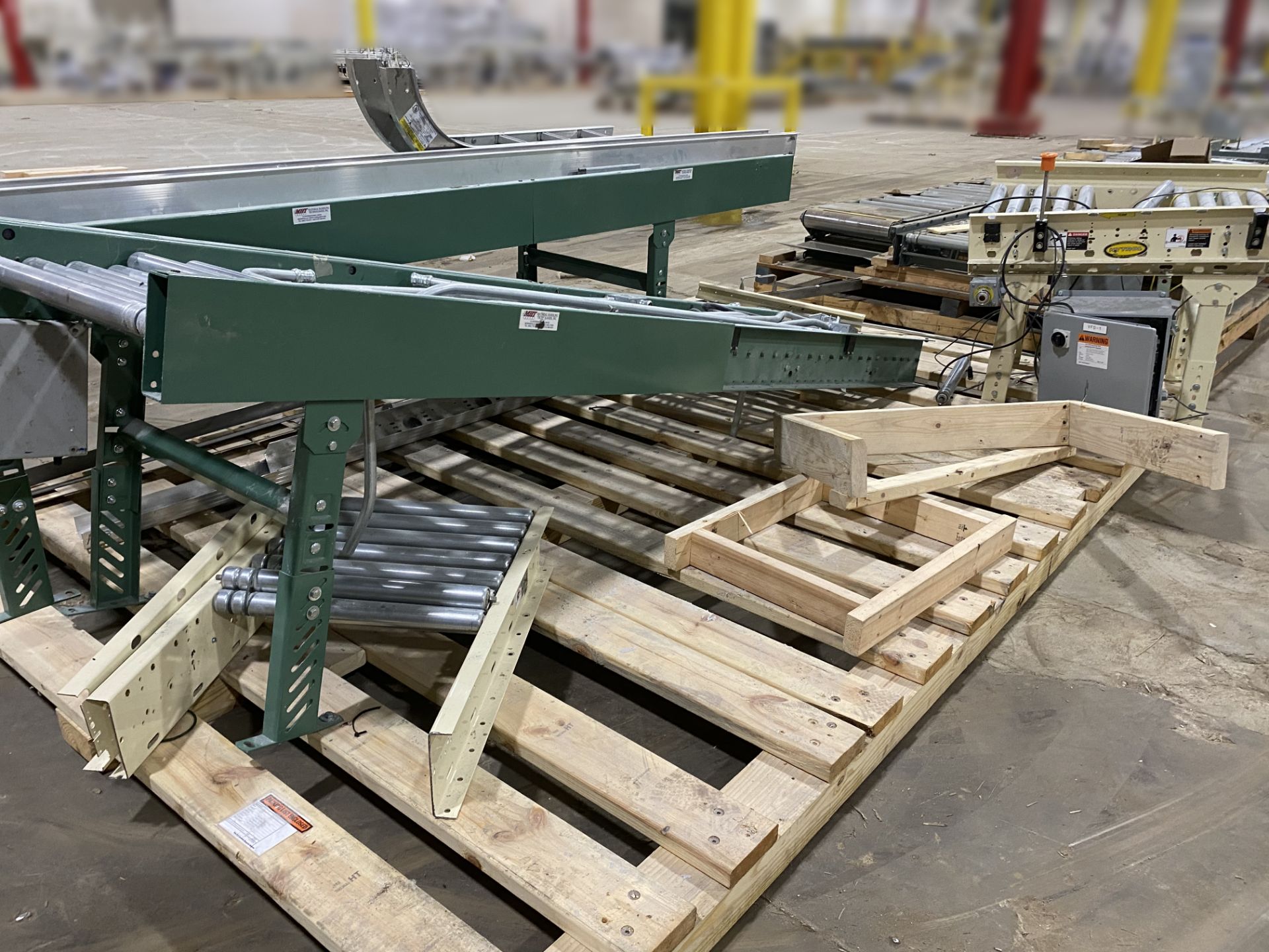 Assorted HYTROL box conveyors with electrical box. (P3) - Image 11 of 11