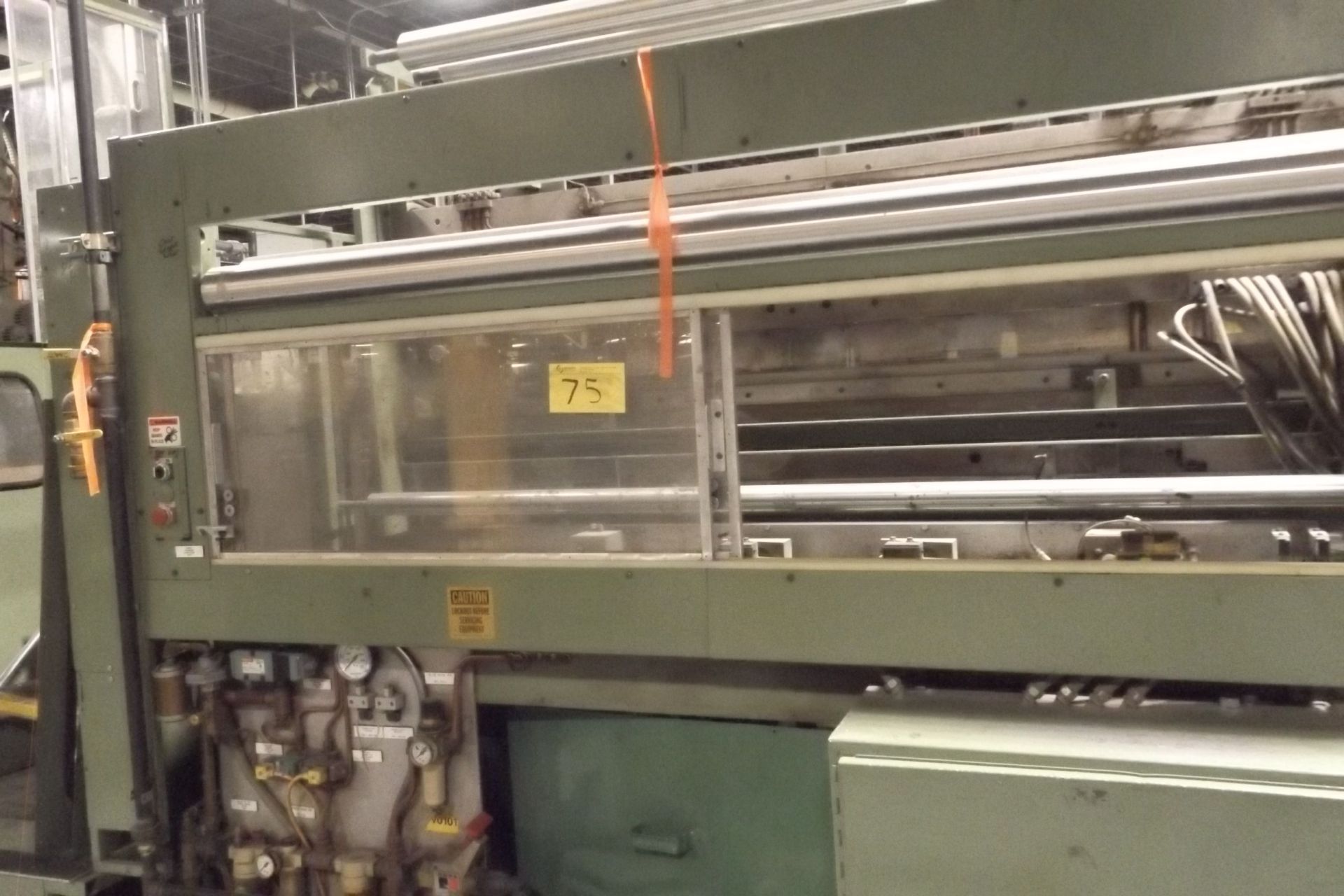 1992 BRETTING Automatic Bander/Wrapper, s/n 4557-92, (1) Infeed Lane, Number of Layer: 1, Wrapping