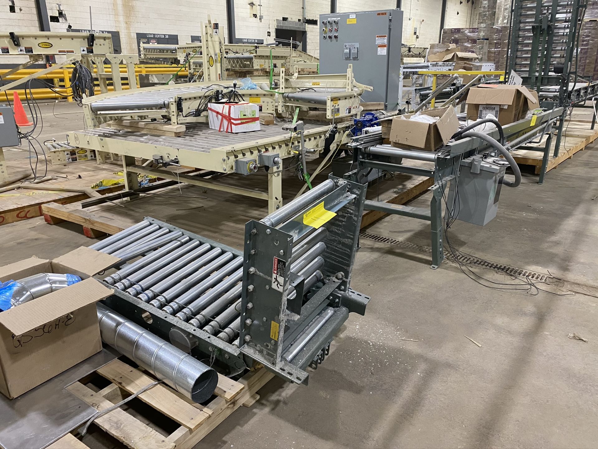 Assorted HYTROL box conveyors with electrical box. (P3) - Image 2 of 11