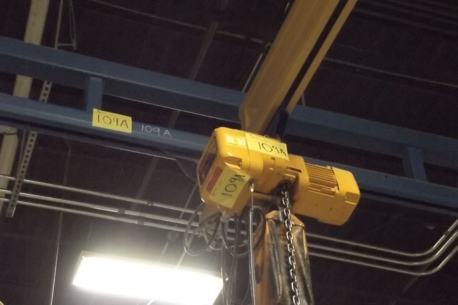 Crane System w/ 1-Ton Cap, LENGHT=54', WIDTH=14', HEIGHT=15', PENDANT CONTROLLED [N6] (NOTE: NOT - Image 6 of 7