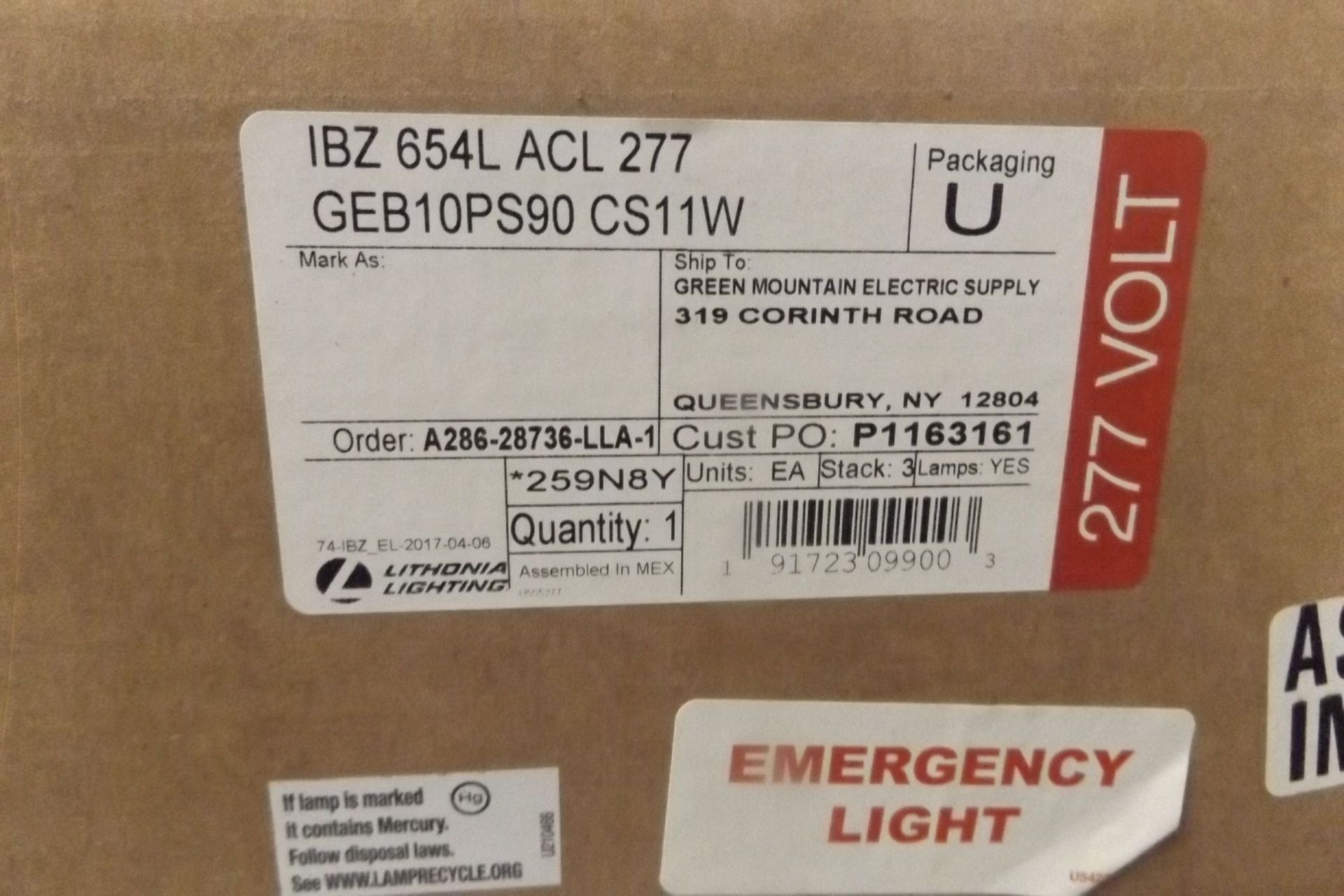 LOT OF 5 EMERGENCY LIGHTS  (MAINT SHOP) - Image 4 of 5