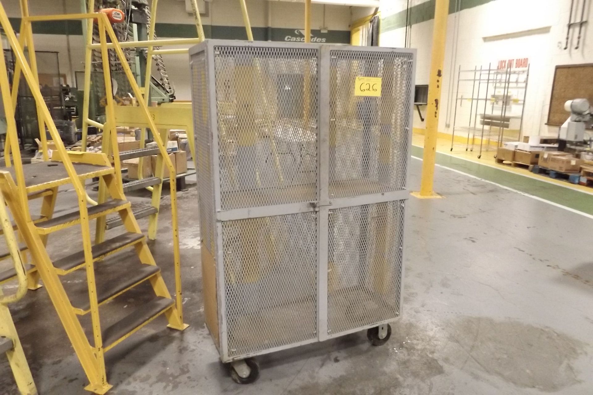 ROLLING STORAGE CAGE  (PRODUCTION FLOOR NEAR W3) - Image 2 of 2