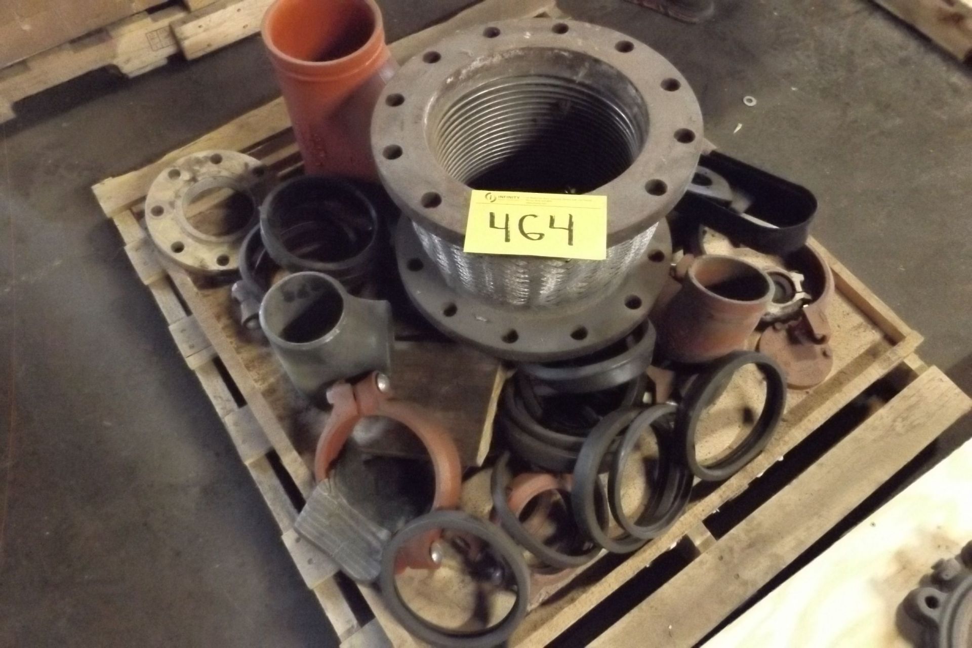 LOT  OF ASSORTED VICTAULIC FITTINGS (MAINT SHOP)