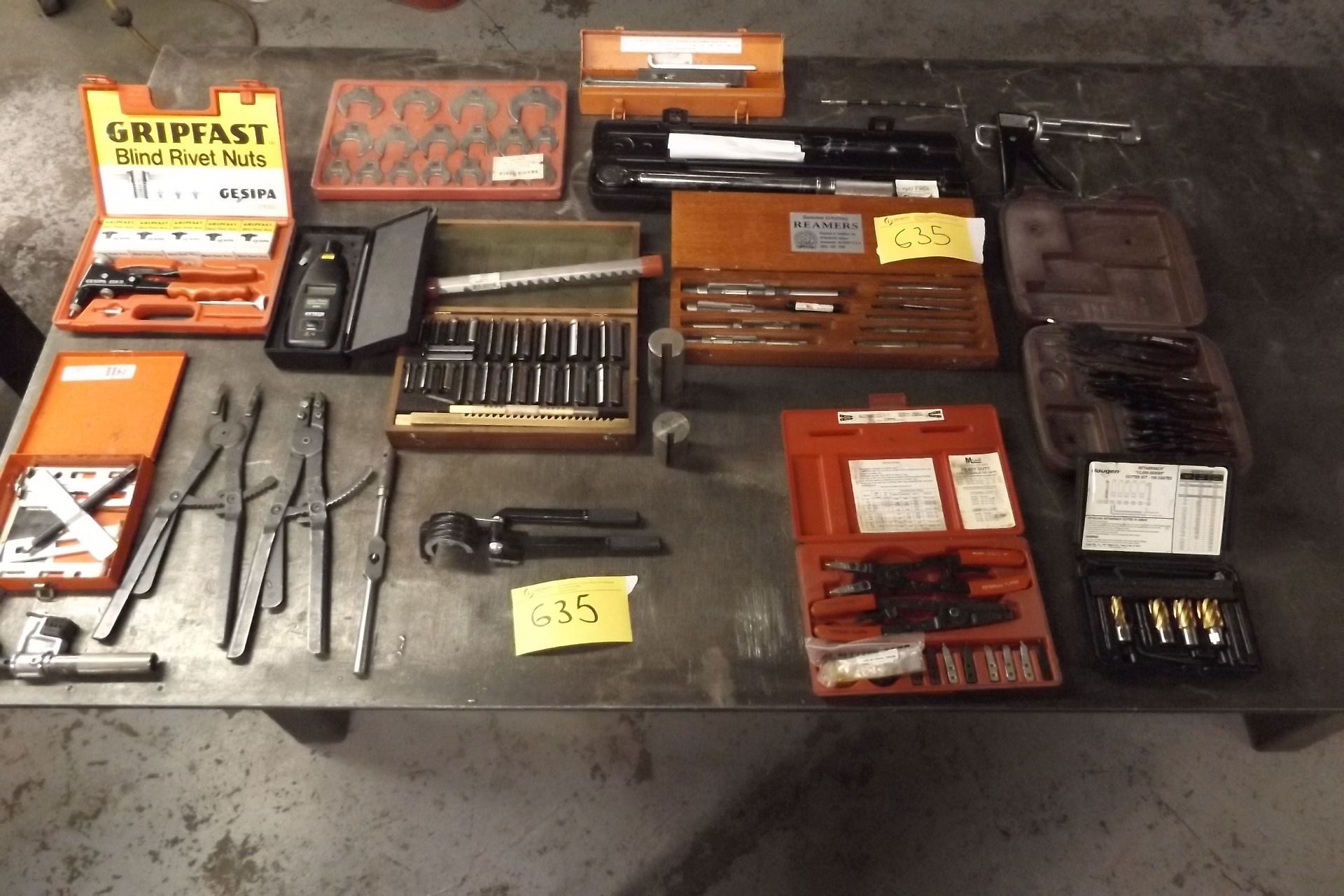 LOT OF ASSORTED MACHINE SHOP TOOLS  (STORE ROOM OFFICE)