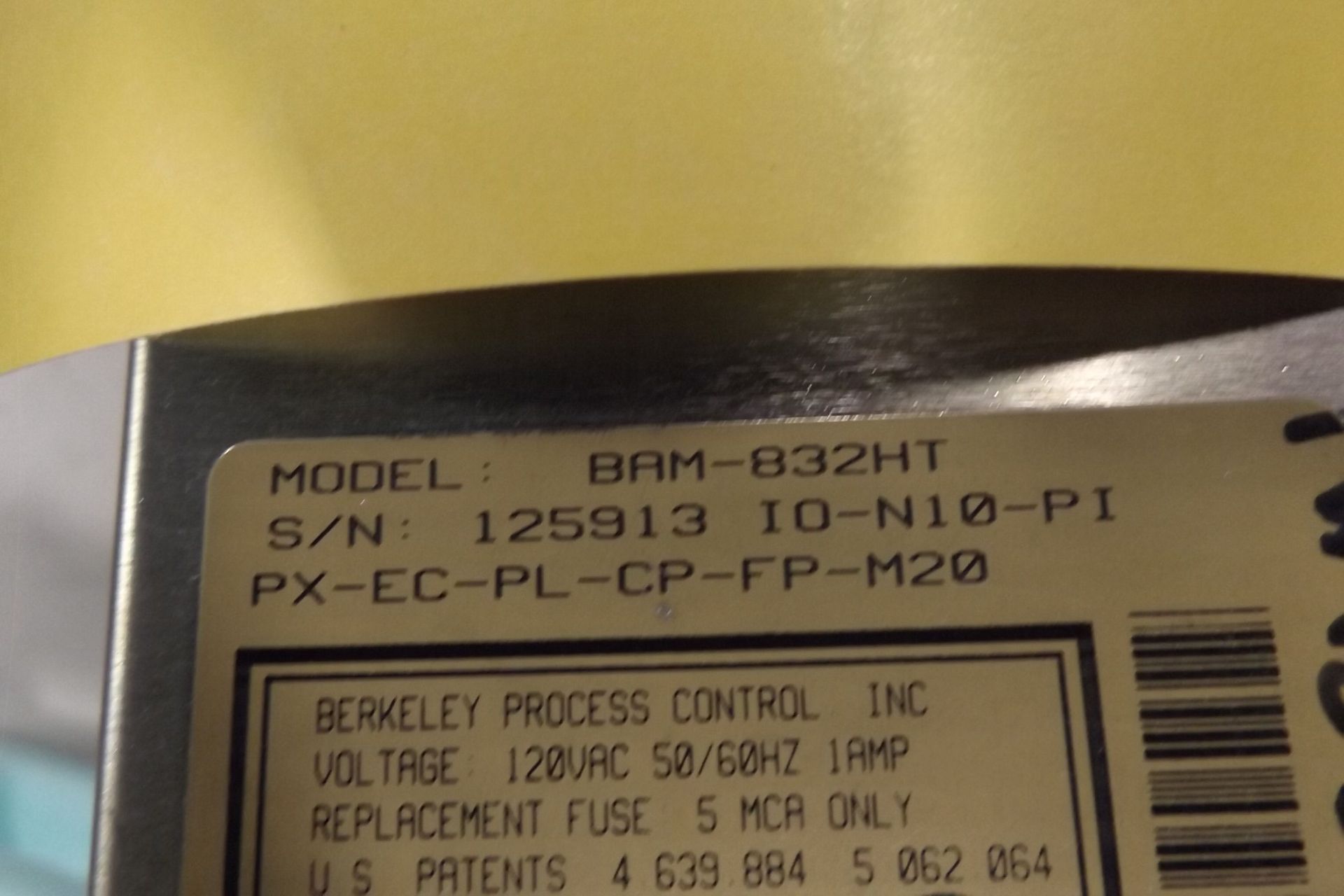 BERKLEY PROCESS, SERVO CONTROLLER MODEL # BAM-832 TURBO (PRODUCTION FLOOR) - Image 2 of 3