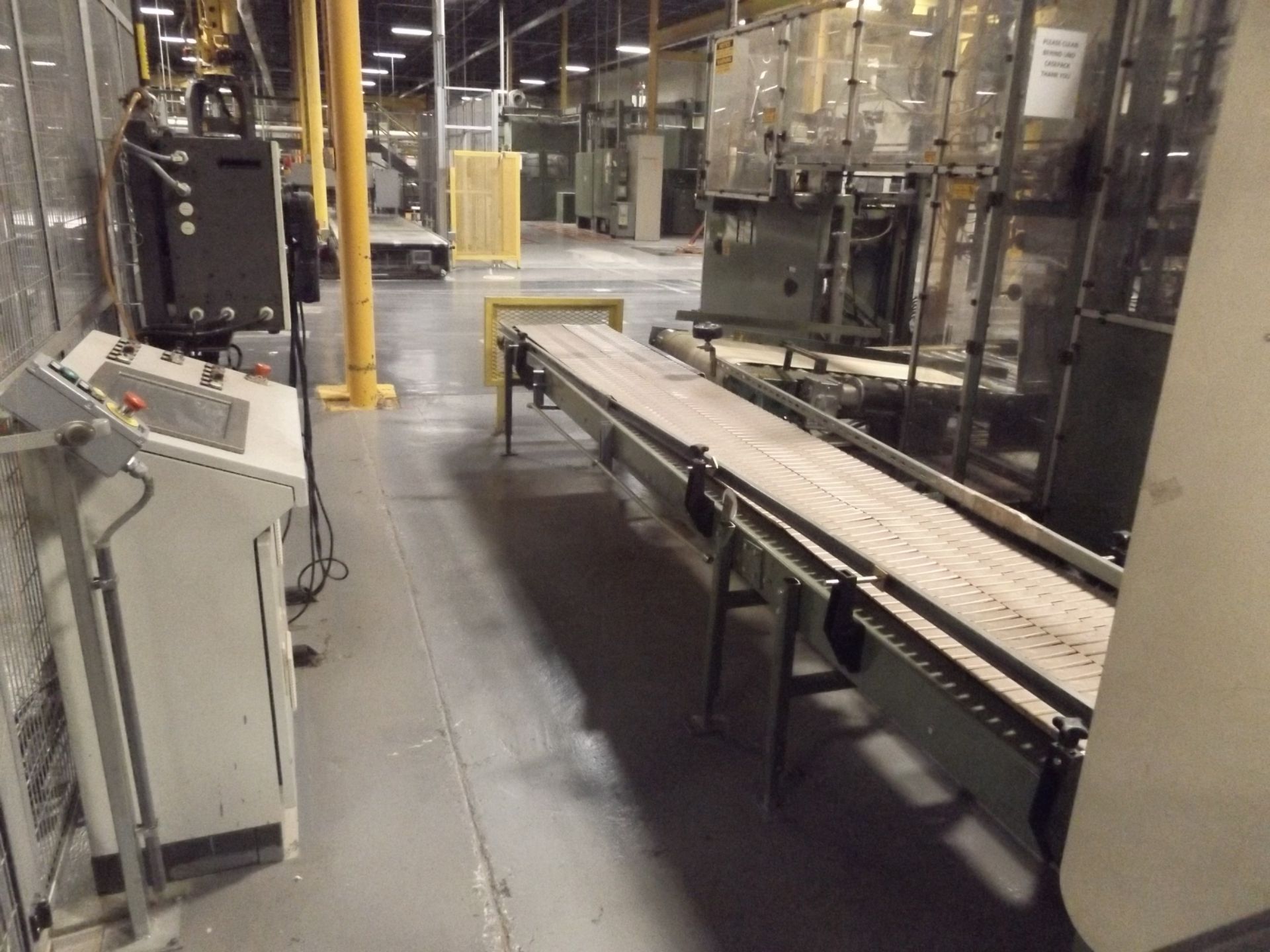 LOT OF 10" HABASIT FLAT TOP FLIGHT CONVEYOR, 37' OF DOUBLE TRACK W/ DOUBLE CURVE (W1) - Image 4 of 8