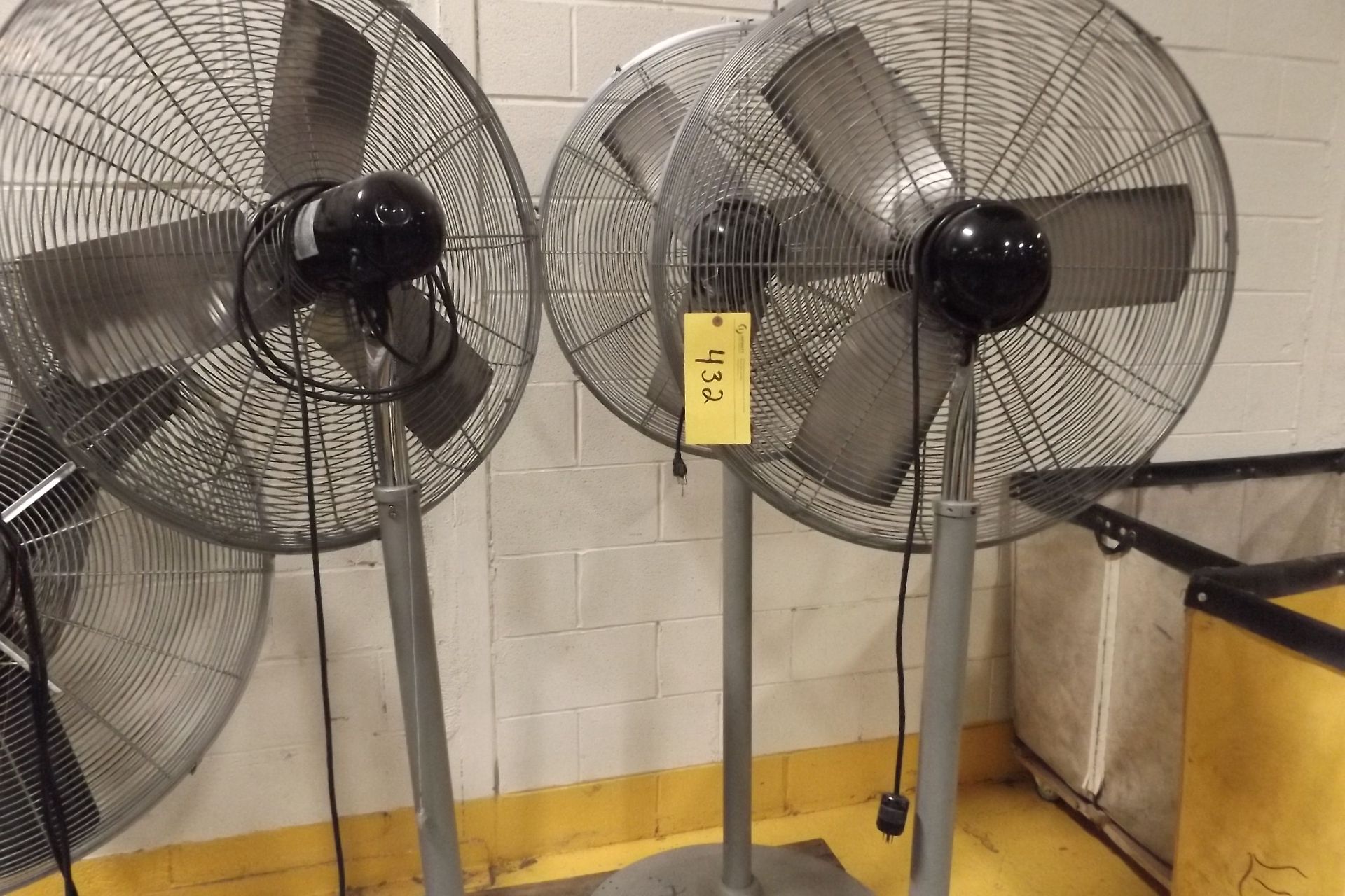 LOT OF 3 PEDASTAL FANS (PRODUCTION FLOOR)