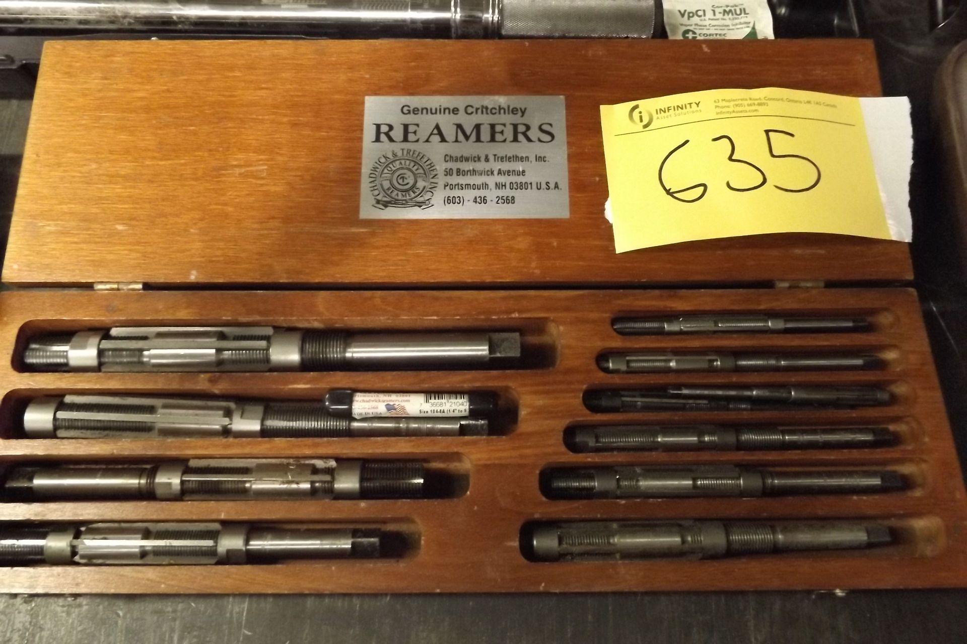 LOT OF ASSORTED MACHINE SHOP TOOLS  (STORE ROOM OFFICE) - Image 5 of 15