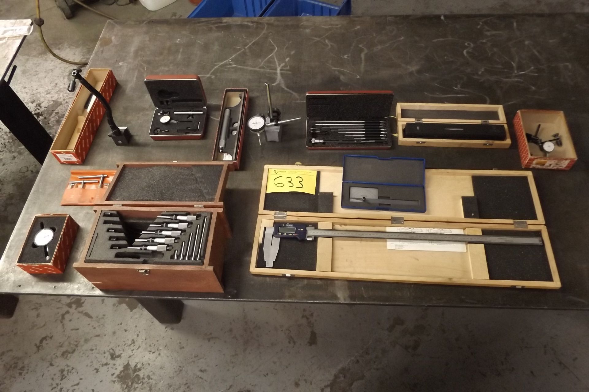 LOT OF ASSORTED  PRECISION MACHINE SHOP TOOLS,  ( MANY STARRET ITEMS )  (STORE ROOM OFFICE)