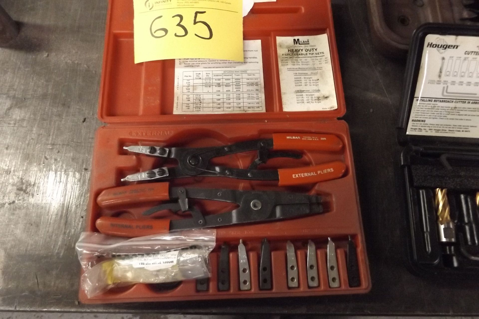 LOT OF ASSORTED MACHINE SHOP TOOLS  (STORE ROOM OFFICE) - Image 4 of 15