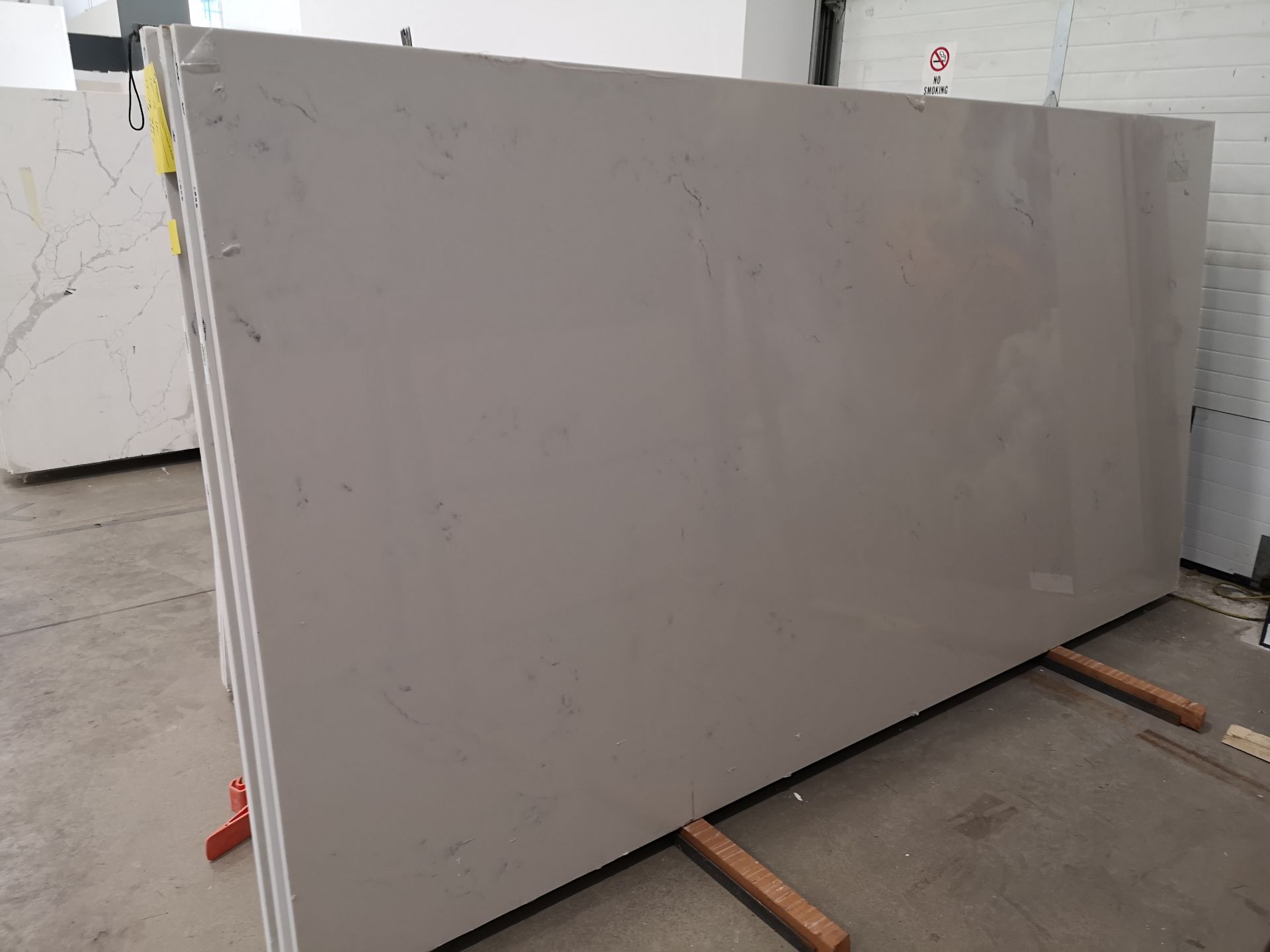 OPAL 9807 CENTRESTONE QUARTZ APPROX. 129" X 77" X 3CM THICK SLAB (LOADING FEE $25)