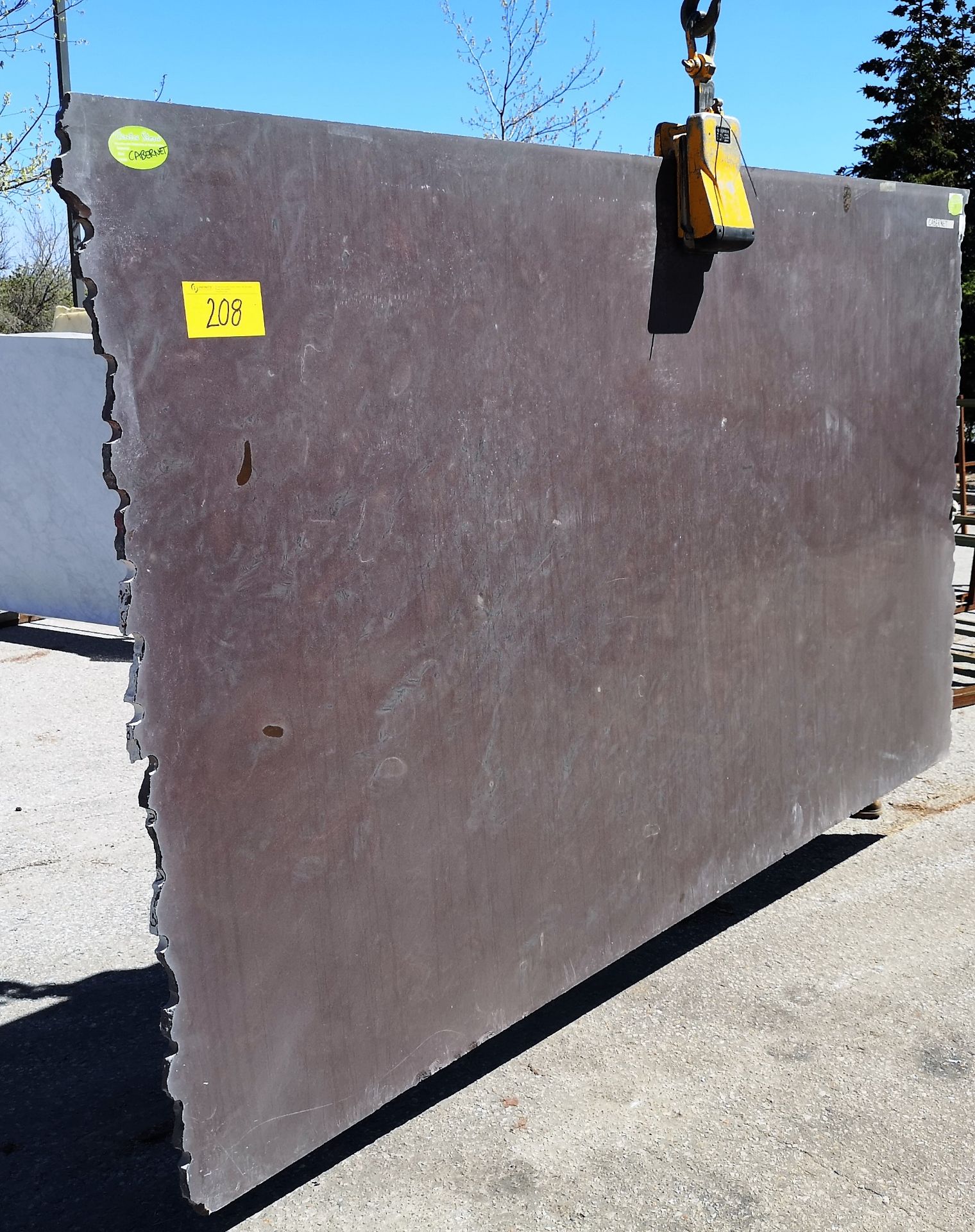 CABERNET APPROX. 122" X 76" X 3CM THICK SLAB (LOADING FEE $25)