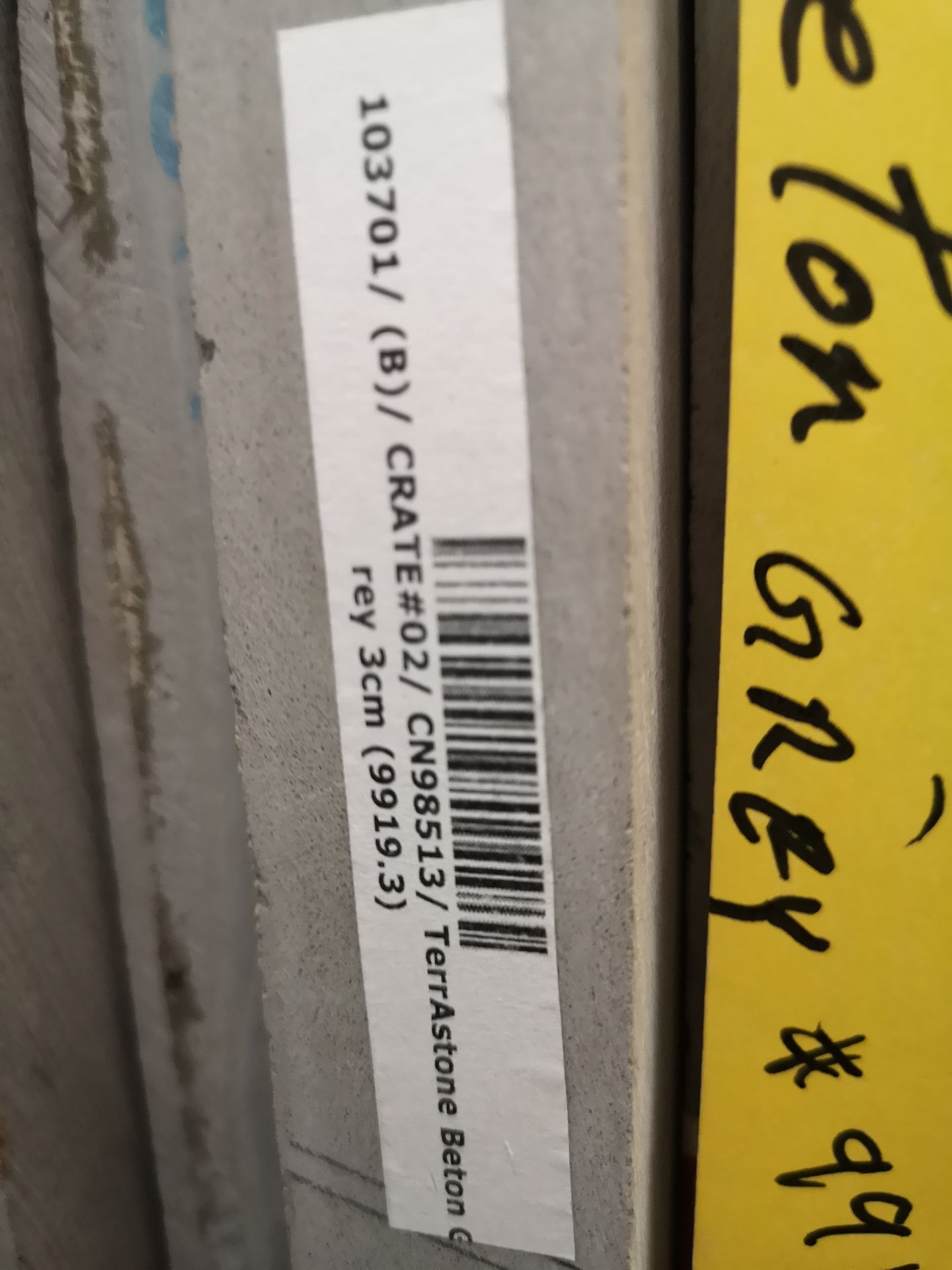 BETON GREY 9919 CENTRESTONE QUARTZ APPROX. 129" X 77" X 3CM THICK SLAB (LOADING FEE $50) - Image 3 of 3