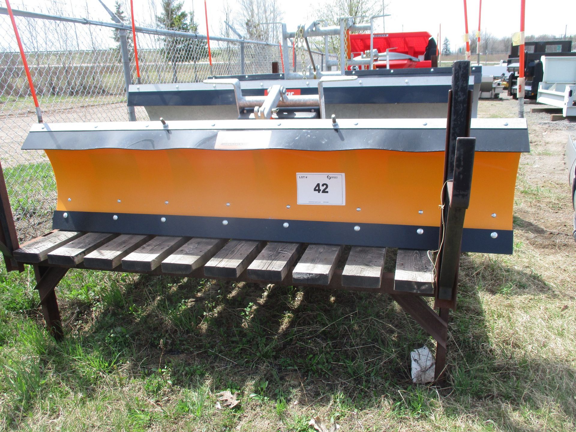 ARCTIC SNOW PLOW, 7.6FT WIDE, POLY ORANGE