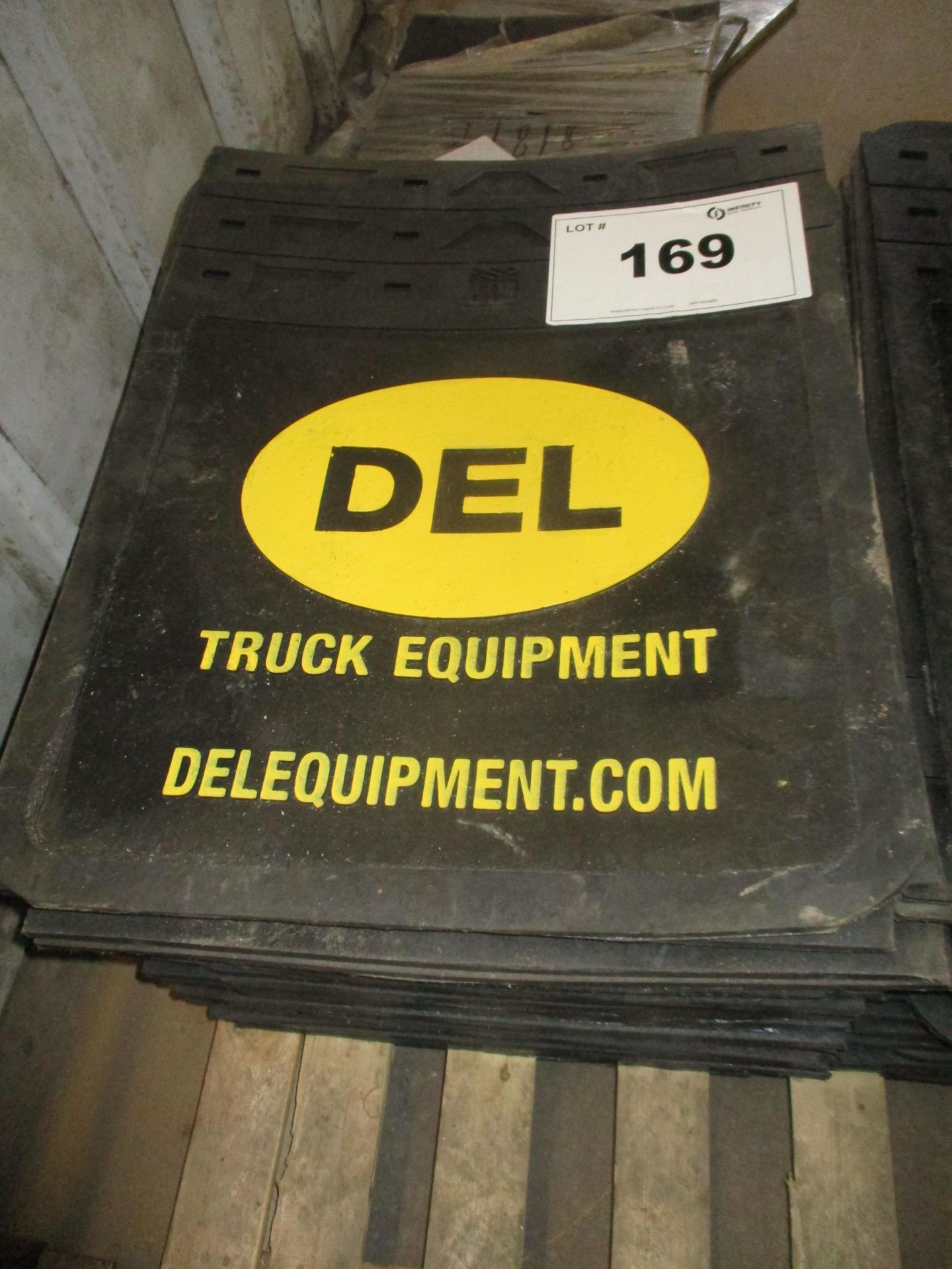 30PC MUD FLAPS WITH DEL LOGO ~24"X30"