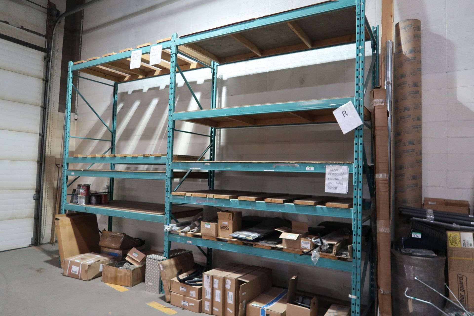 2 SECTION PALLET RACKING