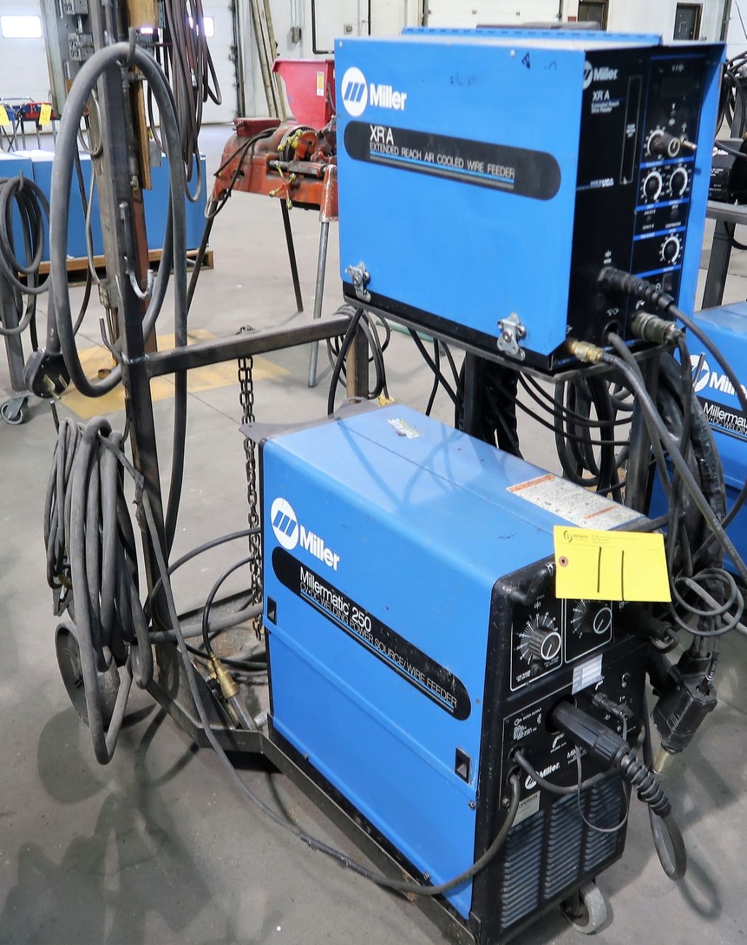 MILLER MILLERMATIC 250 WELDER S/N KF831395 W/MILLER XRA WIRE FEEDER - Image 2 of 3