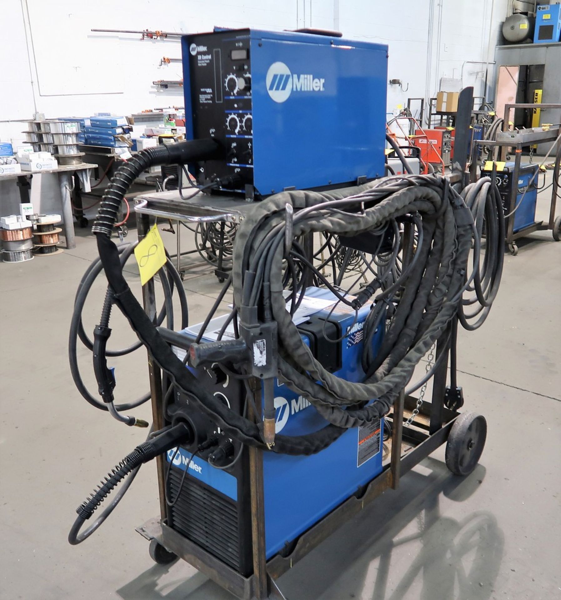 MILLER MILLERMATIC 251 WELDER S/N LF460605B W/MILLER XR CONTROL WIRE FEEDER - Image 2 of 3