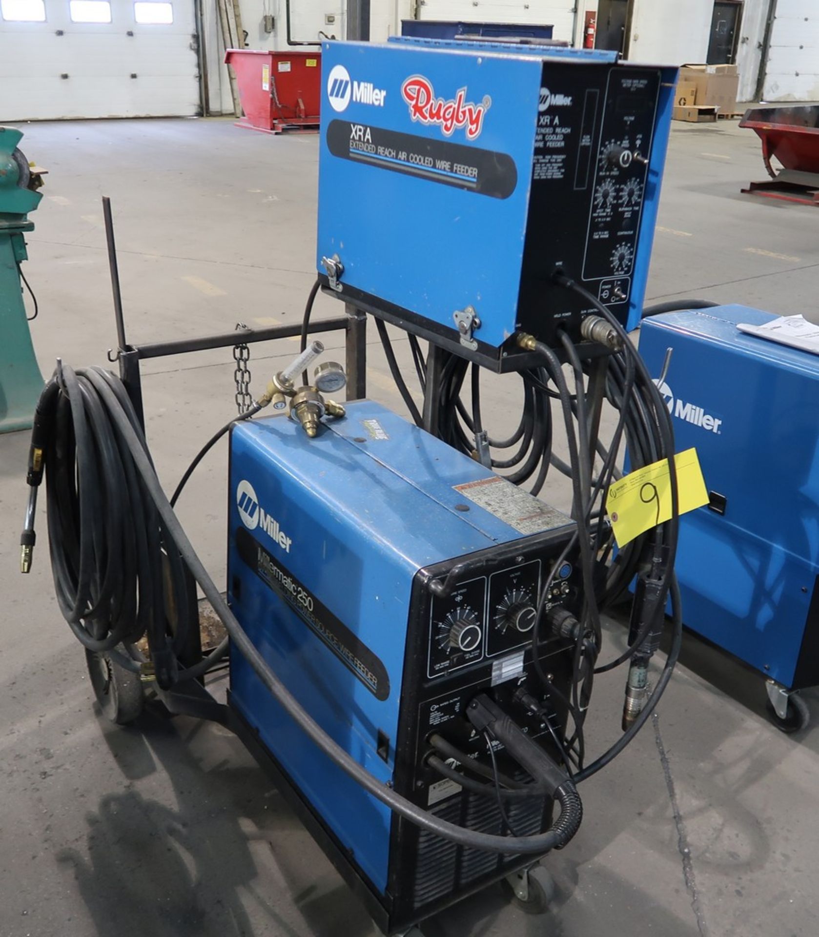 MILLER MILLERMATIC 250 WELDER S/N KE716866 W/MILLER XRA WIRE FEEDER - Image 2 of 3