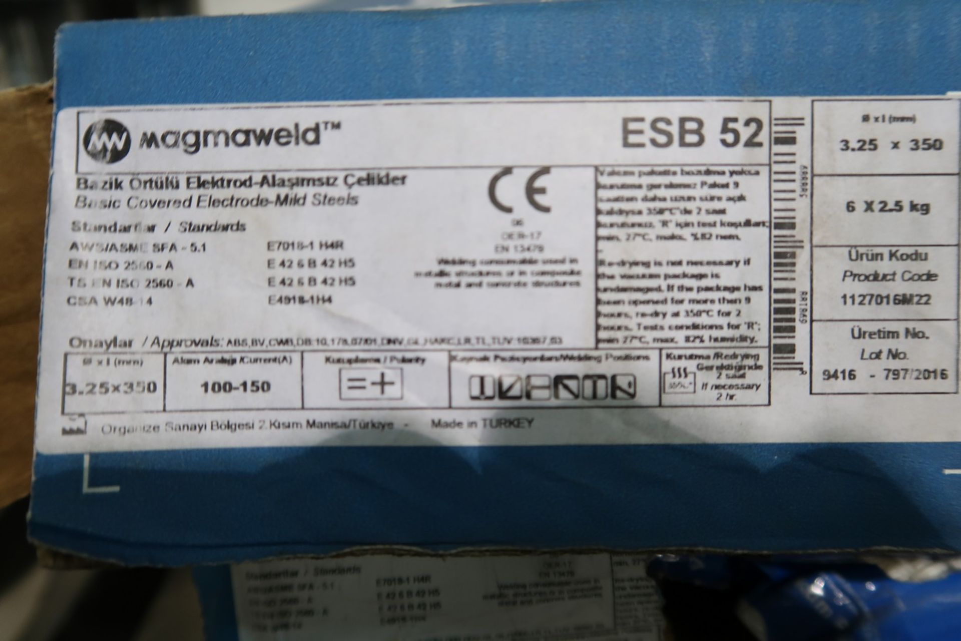 5 BOXES OF MAGMAWELD WELDING ROD ESB52 - Image 3 of 3