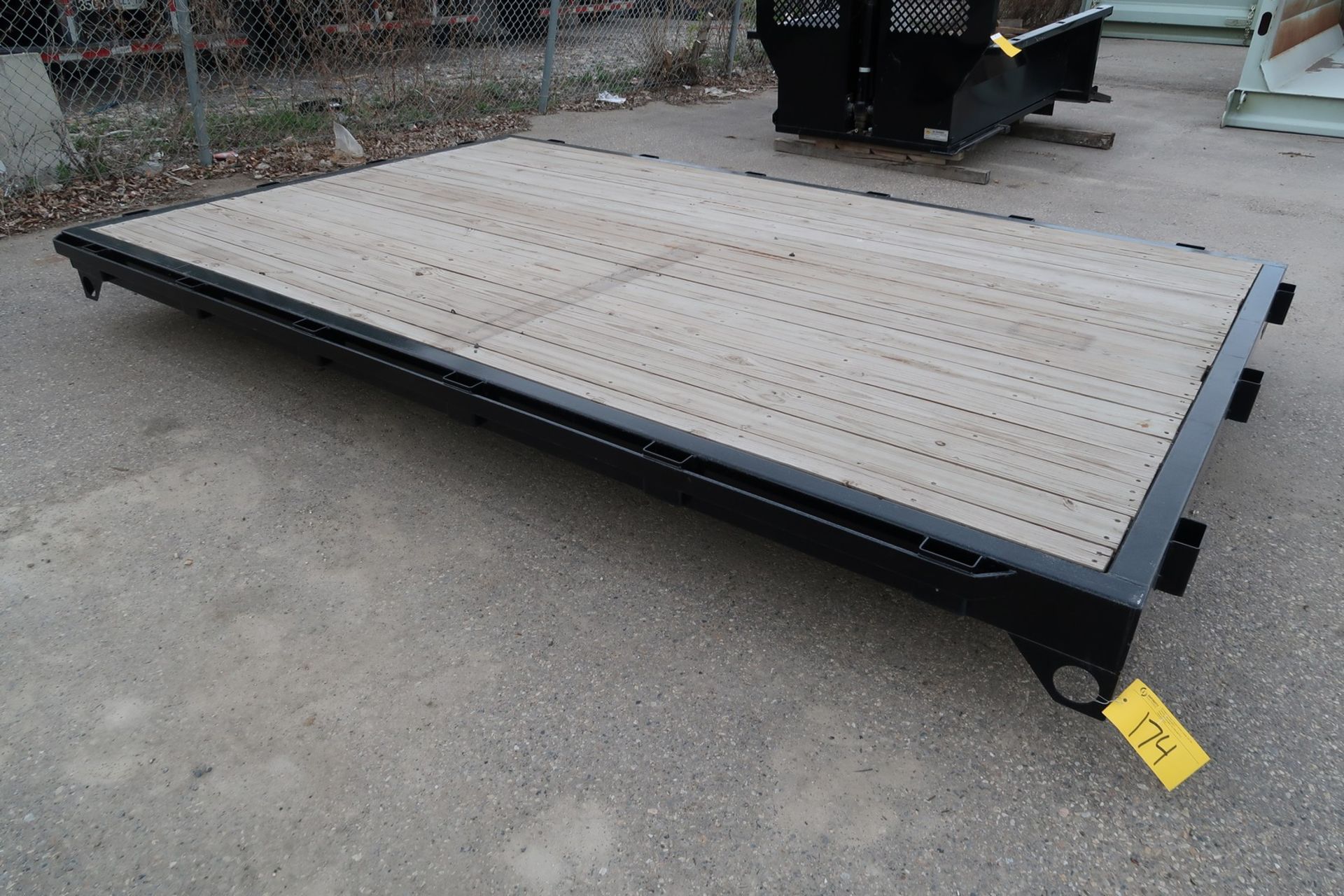 RUGBY 12' STEEL TRUCK FLAT DECK W/WOOD DECK