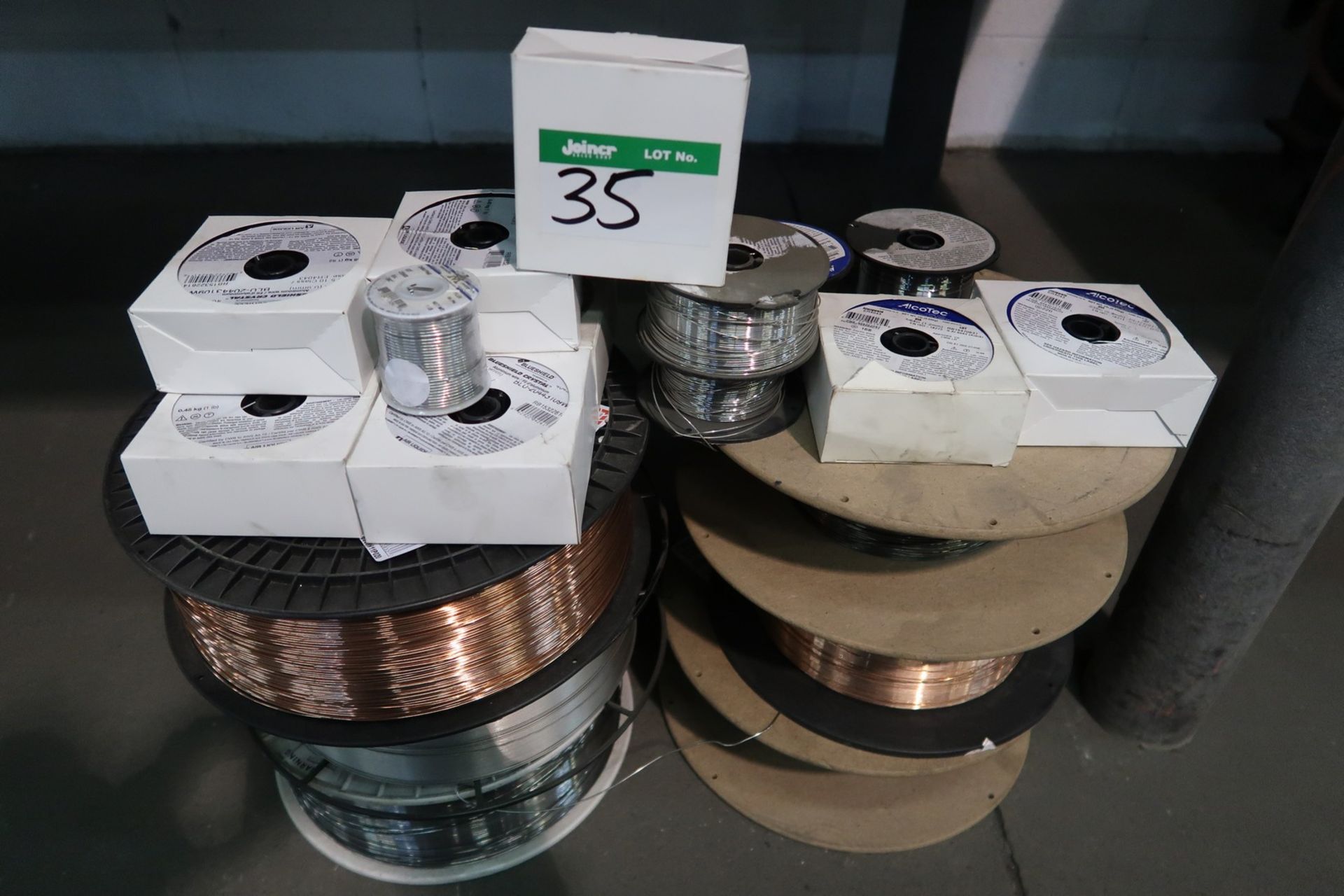 LOT OF ASST'D SPOOLS OF WELDING WIRE