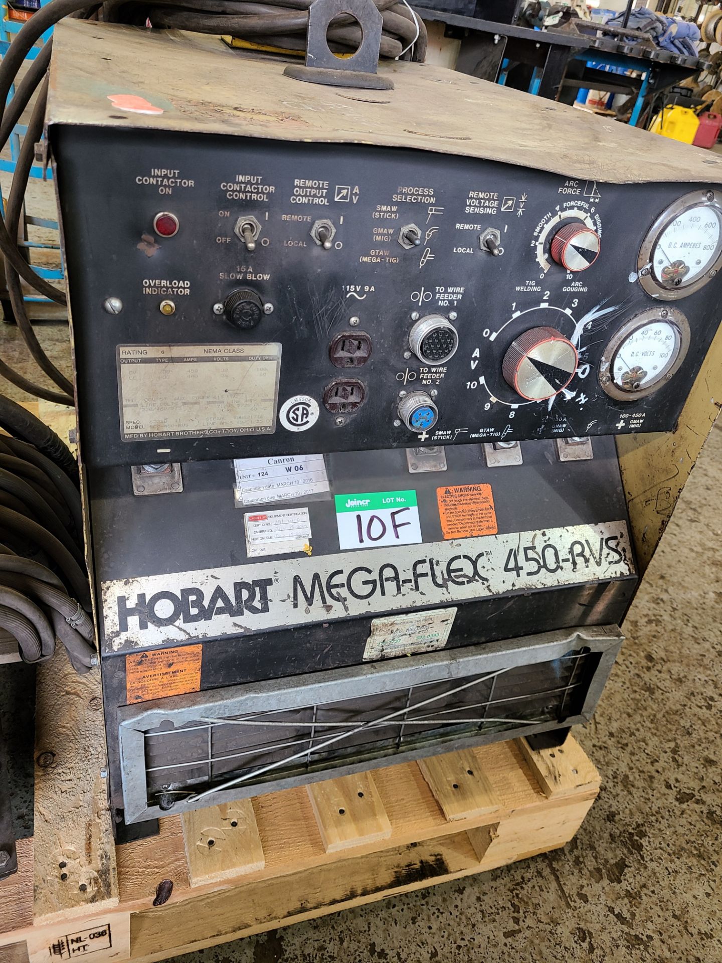 THERMAL ARC EXCEL-ARC 8065 CC/CV WELDER W/ THERMAL ARC 2410 WIRE FEEDER - Image 2 of 3