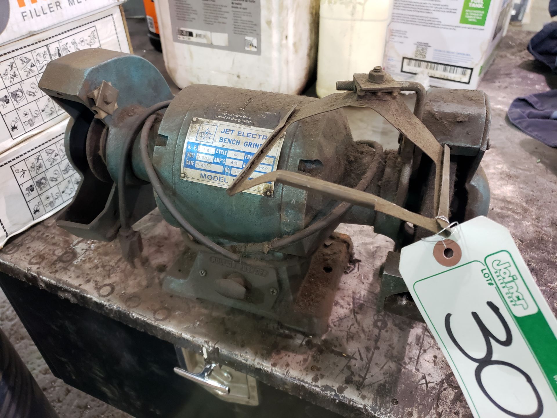 JET 1/2HP/1PH BENCH GRINDER