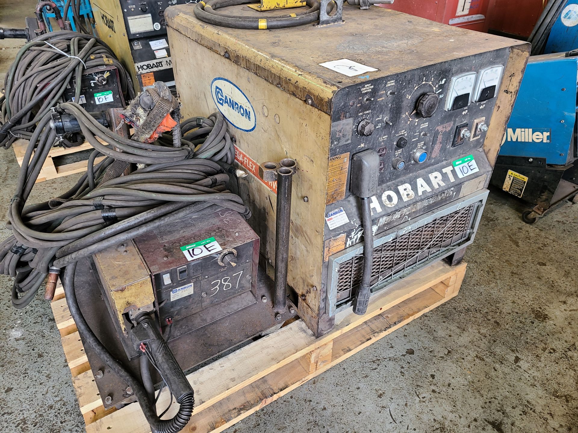 THERMAL ARC EXCEL-ARC 8065 CC/CV WELDER W/ THERMAL ARC 2410 WIRE FEEDER, 230/460/575