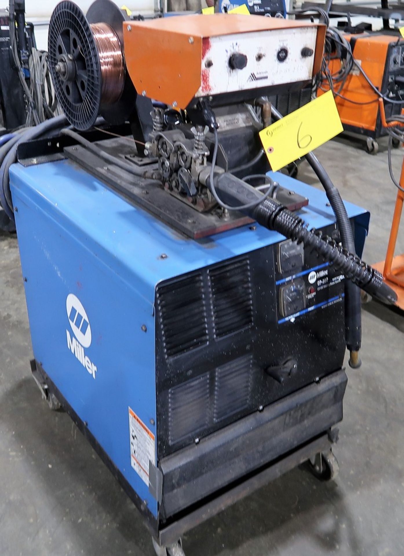 MILLER CP-302 WELDER W/ACKLANDS AK-MATIC AKS-54F WIRE FEEDER - Image 2 of 2