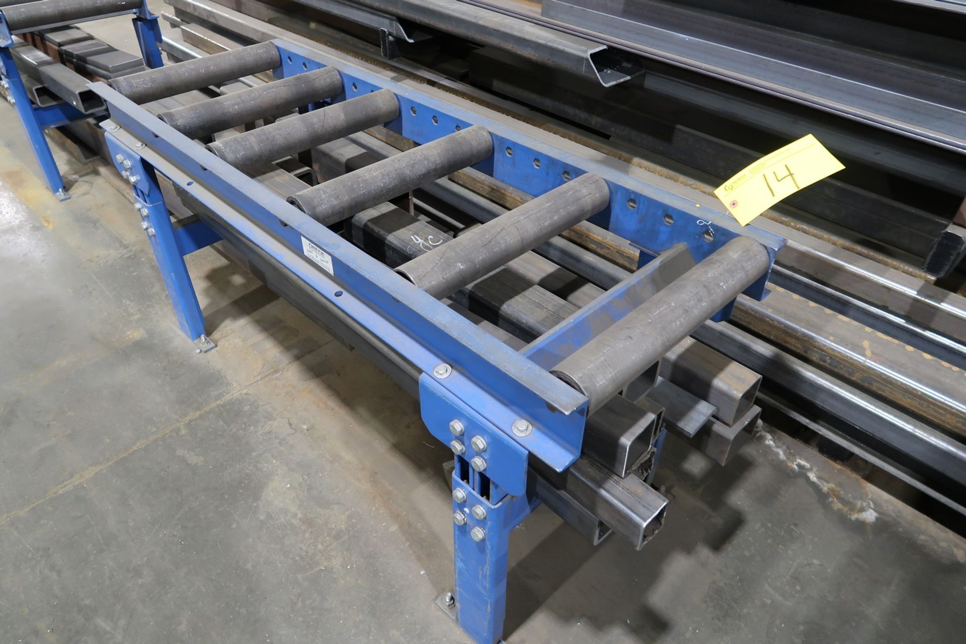 5' SECTION OF ROLLER CONVEYOR