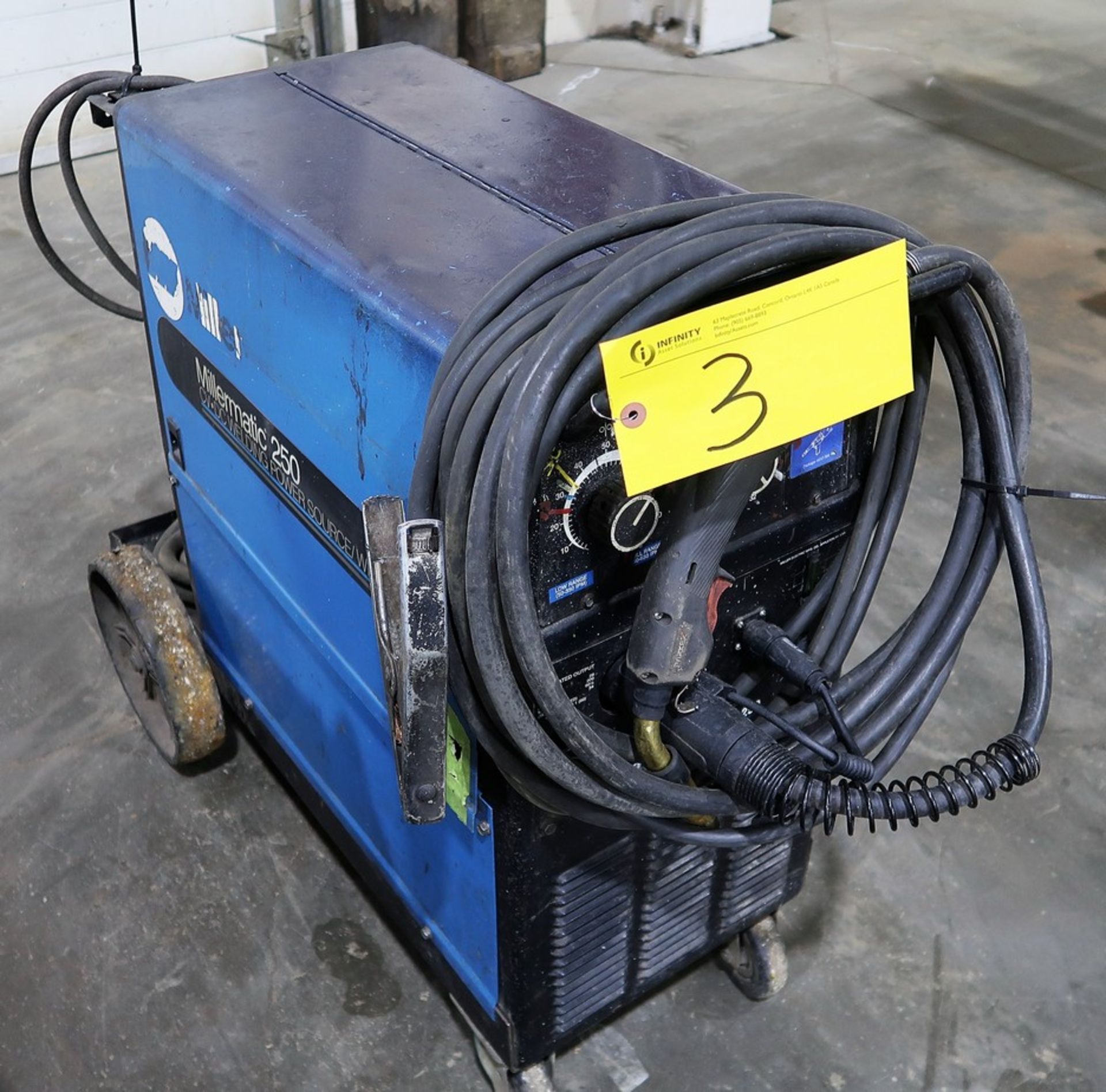 MILLER MILLERMATIC 250 WELDER S/N KH447349