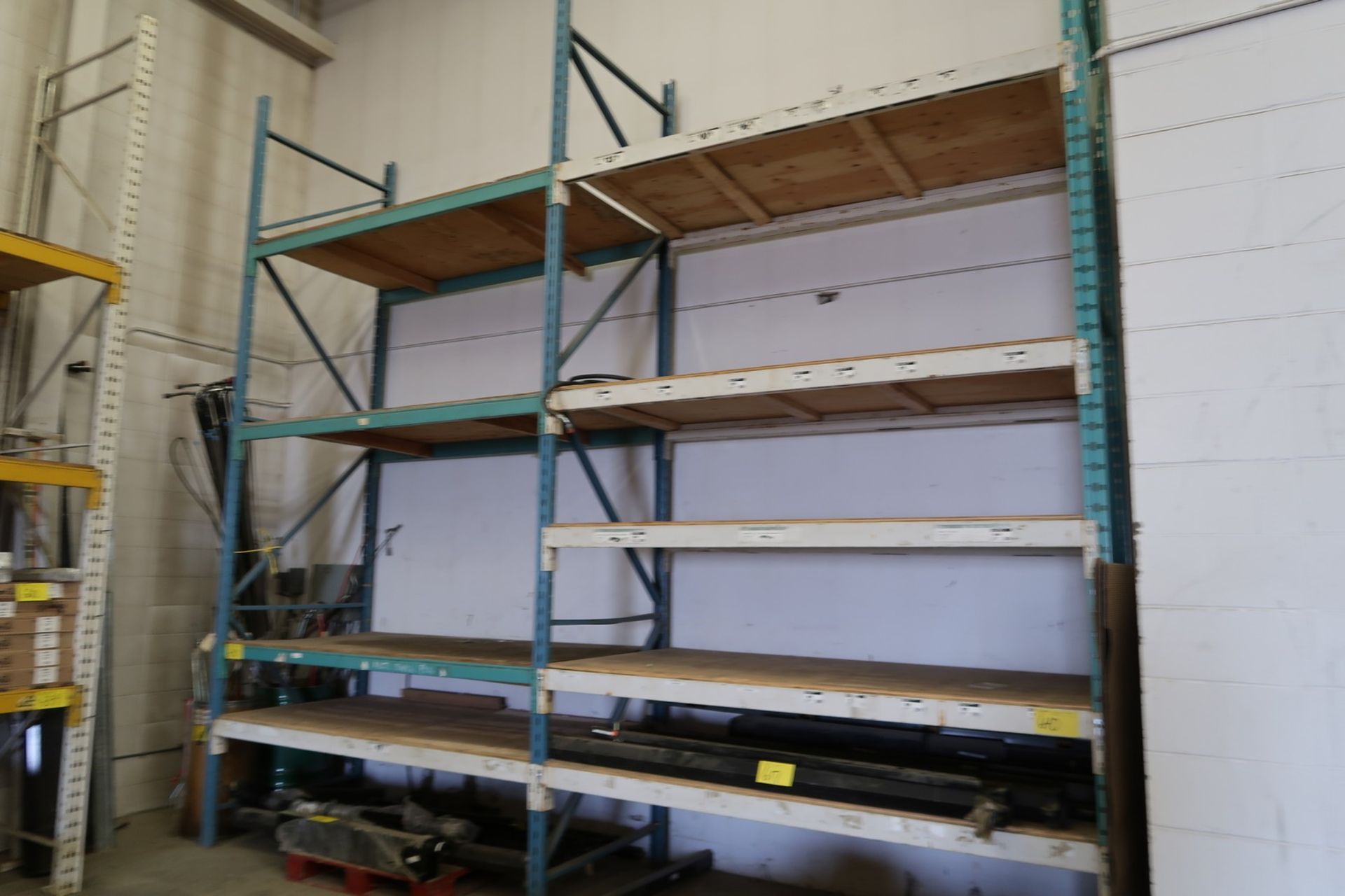 2 SECTION OF PALLET RACKING (NO CONTENTS)