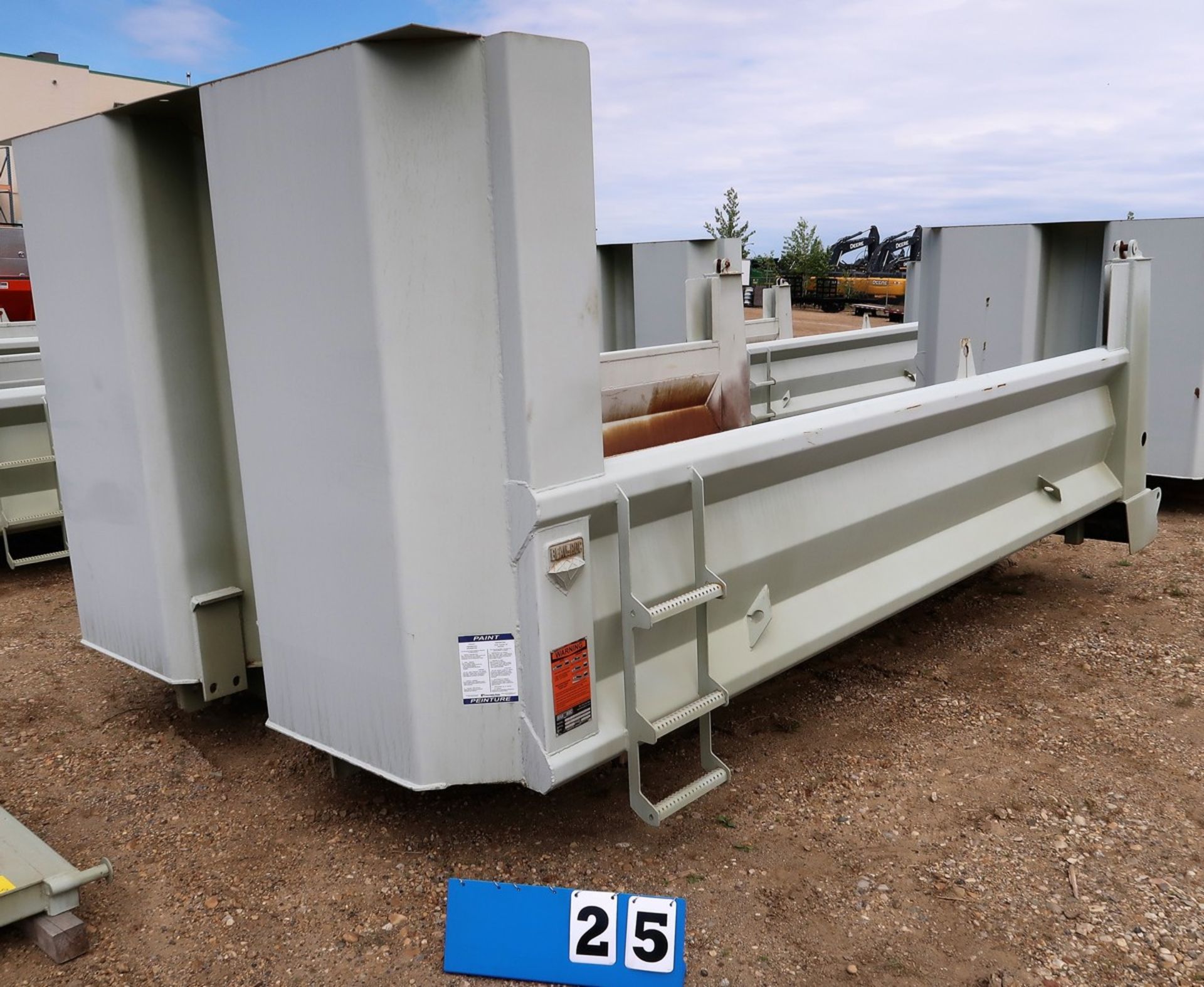 2019 BEAU-ROC STEEL DUMP BOX, MOD. CSM 15' X 30" X 48" C/W END GATE CAB GUARD, DUMP CYLINDER, S/N - Image 2 of 10